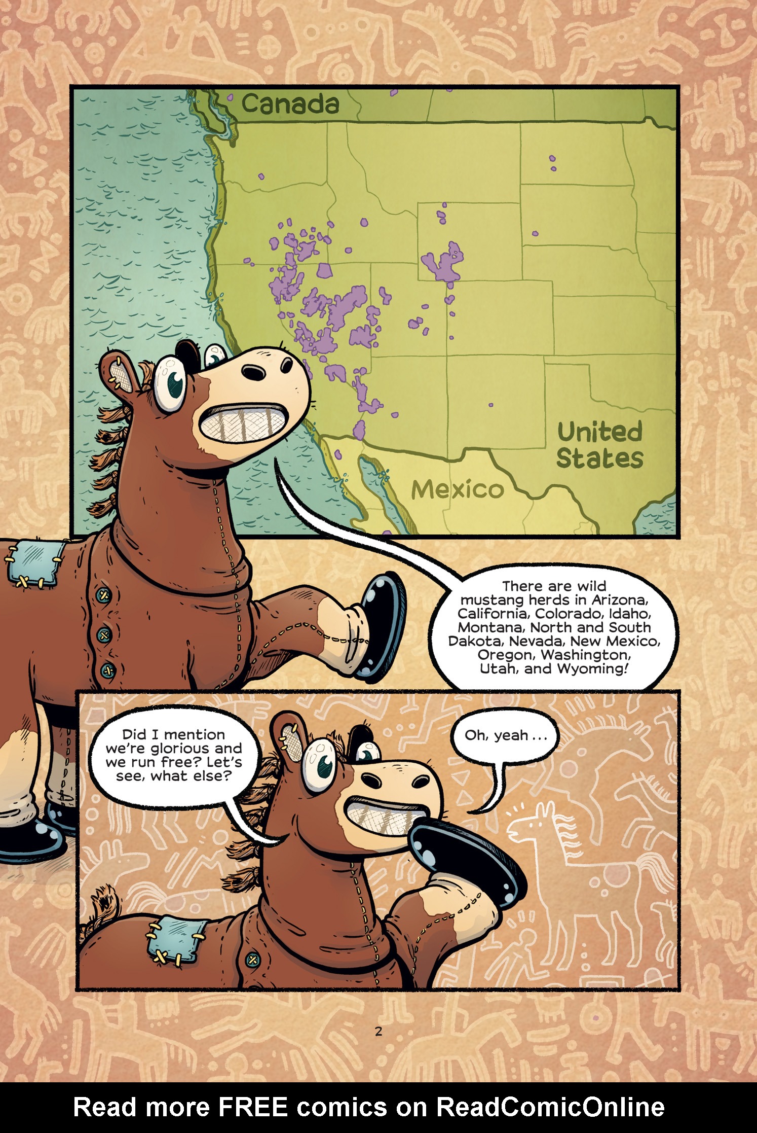 Read online History Comics comic -  Issue # The Wild Mustang - Horses of the American West - 10