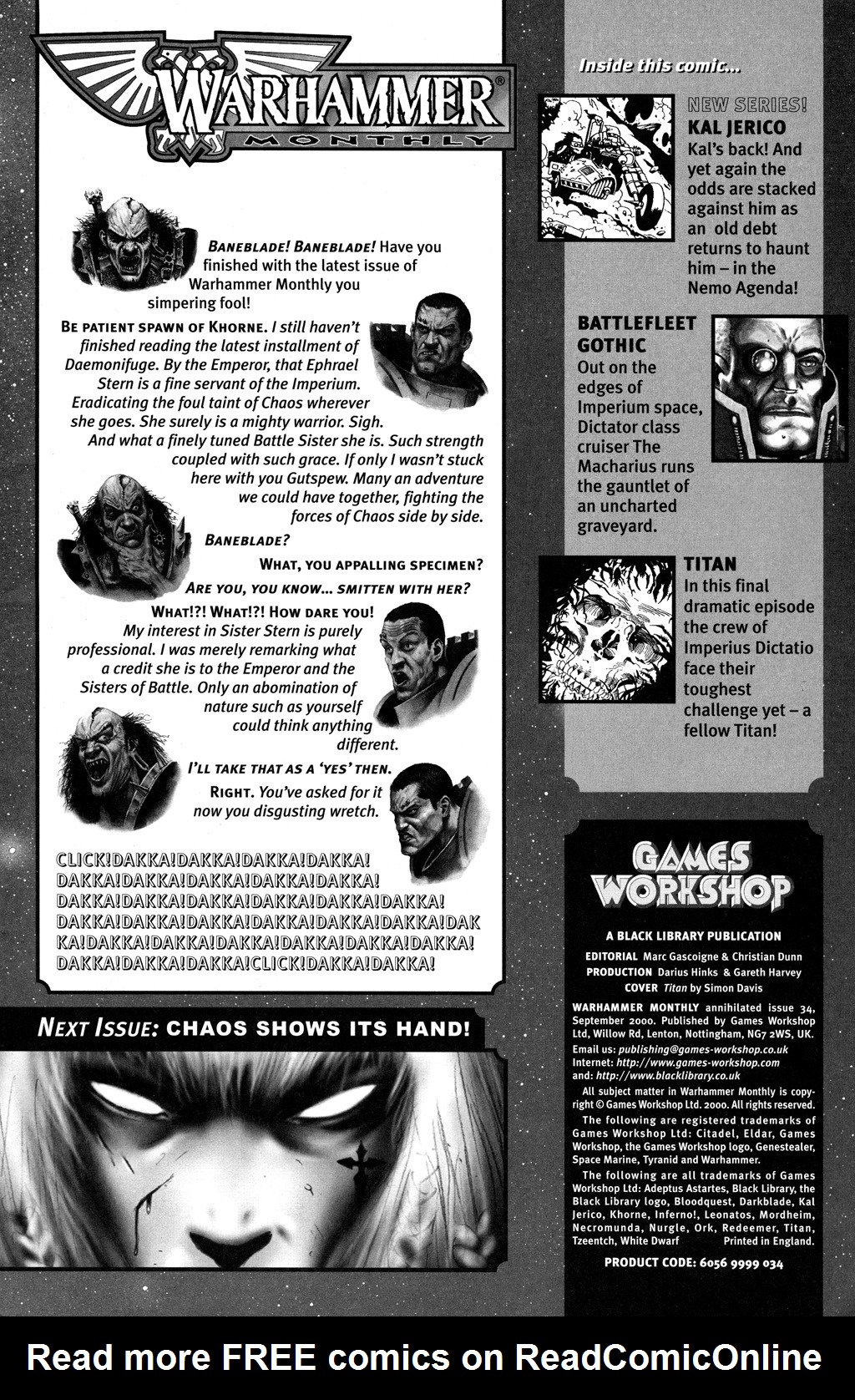 Read online Warhammer Monthly comic -  Issue #34 - 2