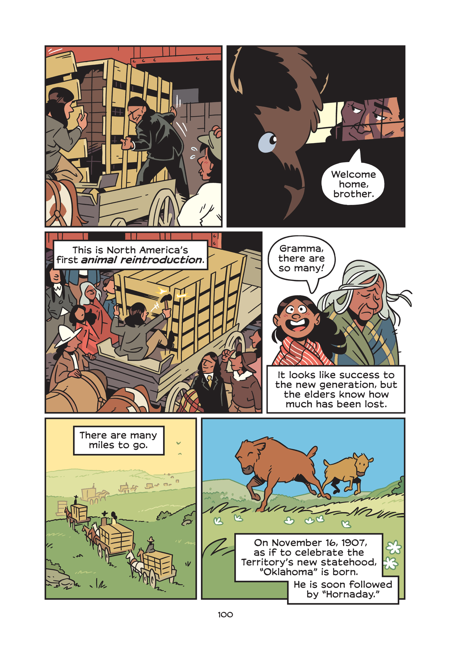 Read online History Comics comic -  Issue # The American Bison - The Buffalos Survival Tale - 106