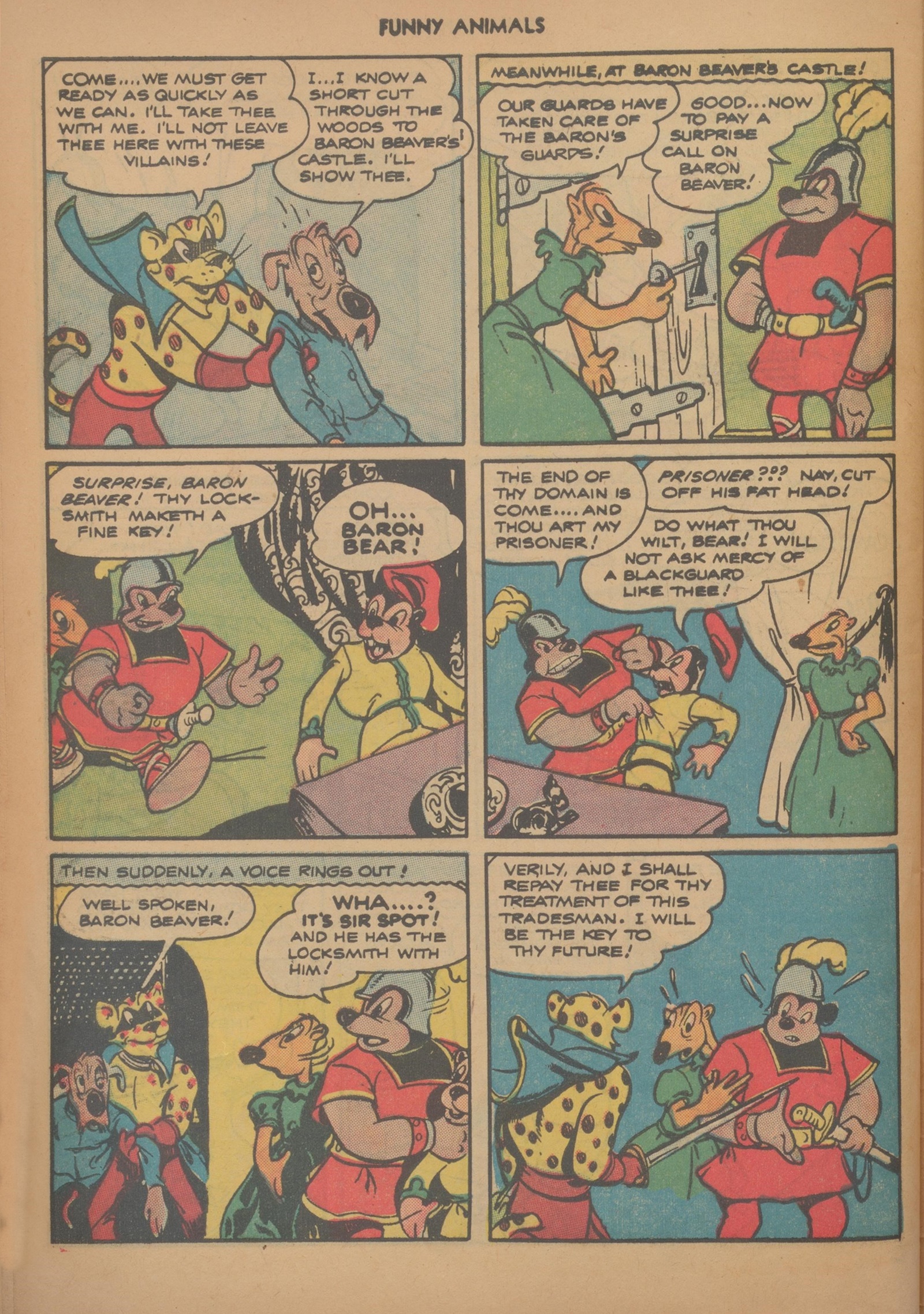 Read online Fawcett's Funny Animals comic -  Issue #63 - 32