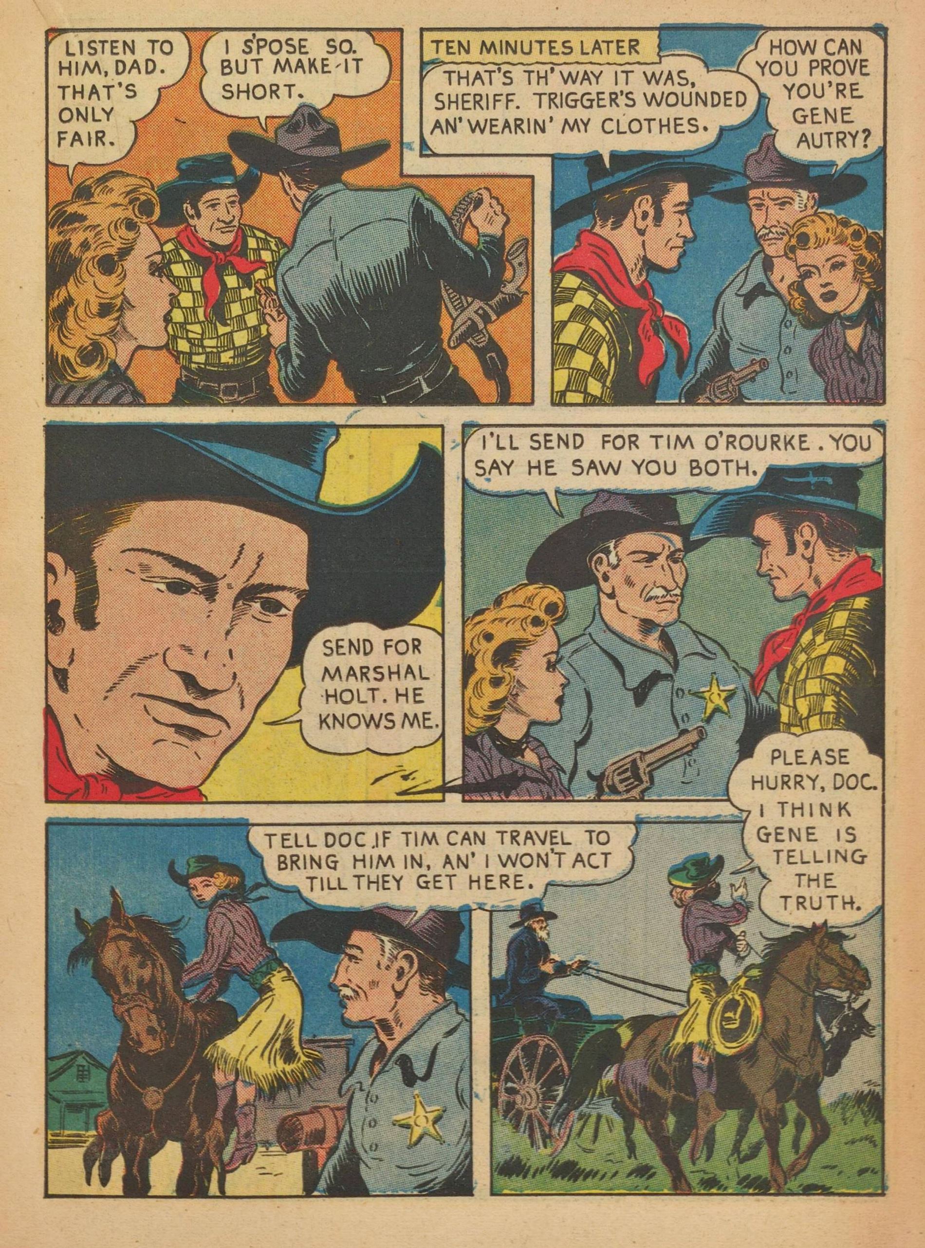 Read online Gene Autry Comics comic -  Issue #8 - 27