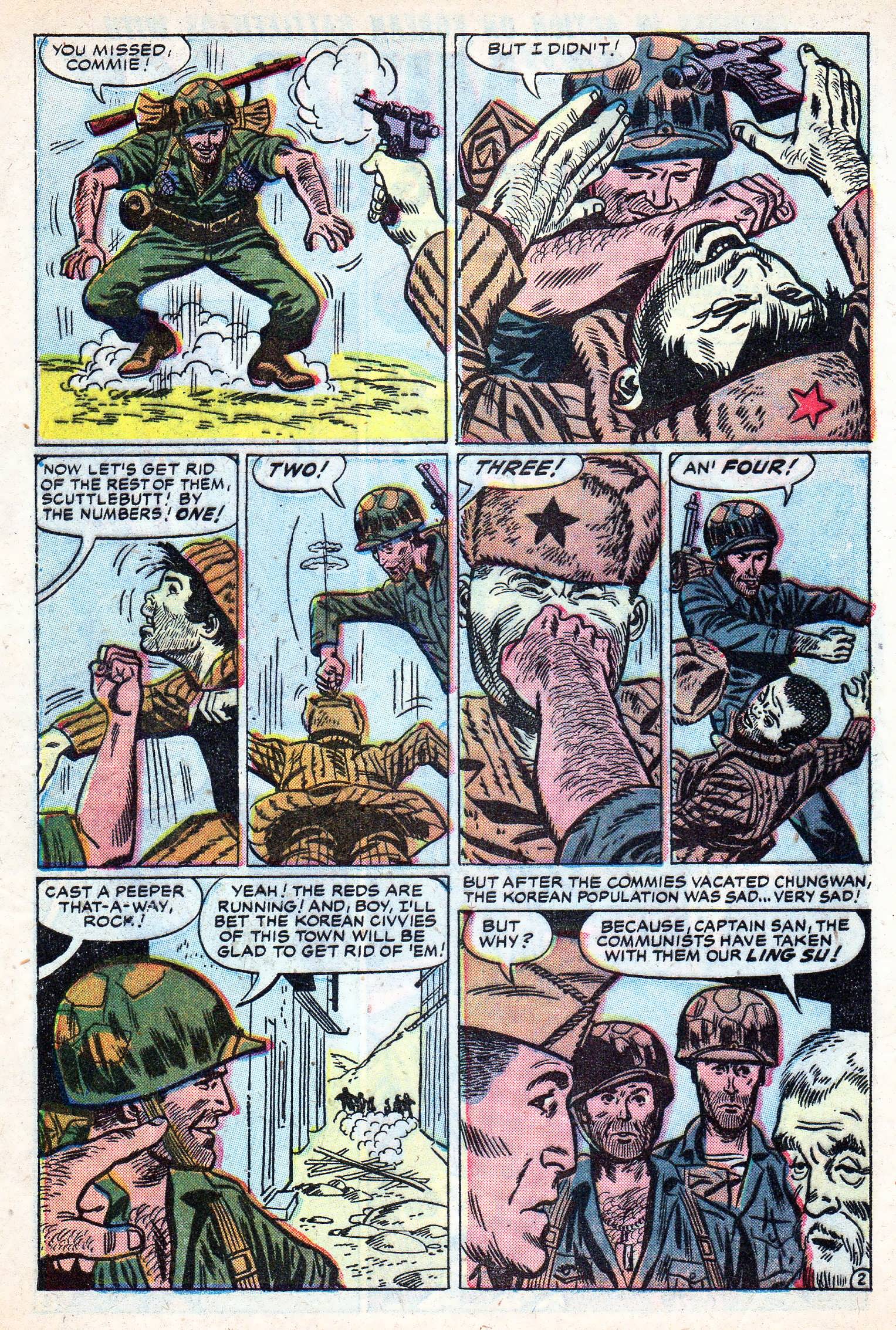Read online Marines in Action comic -  Issue #4 - 4
