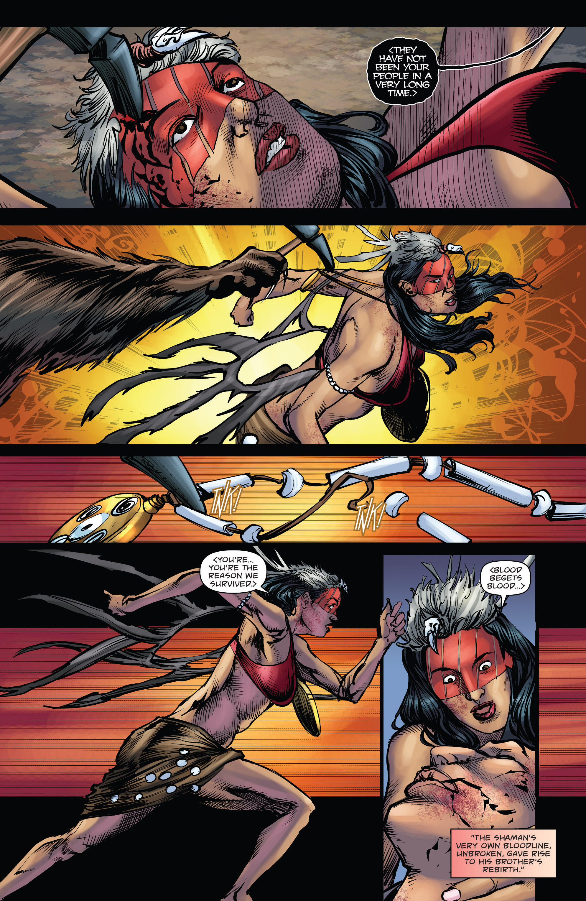 Read online Grimm Fairy Tales presents Dark Shaman comic -  Issue #4 - 17