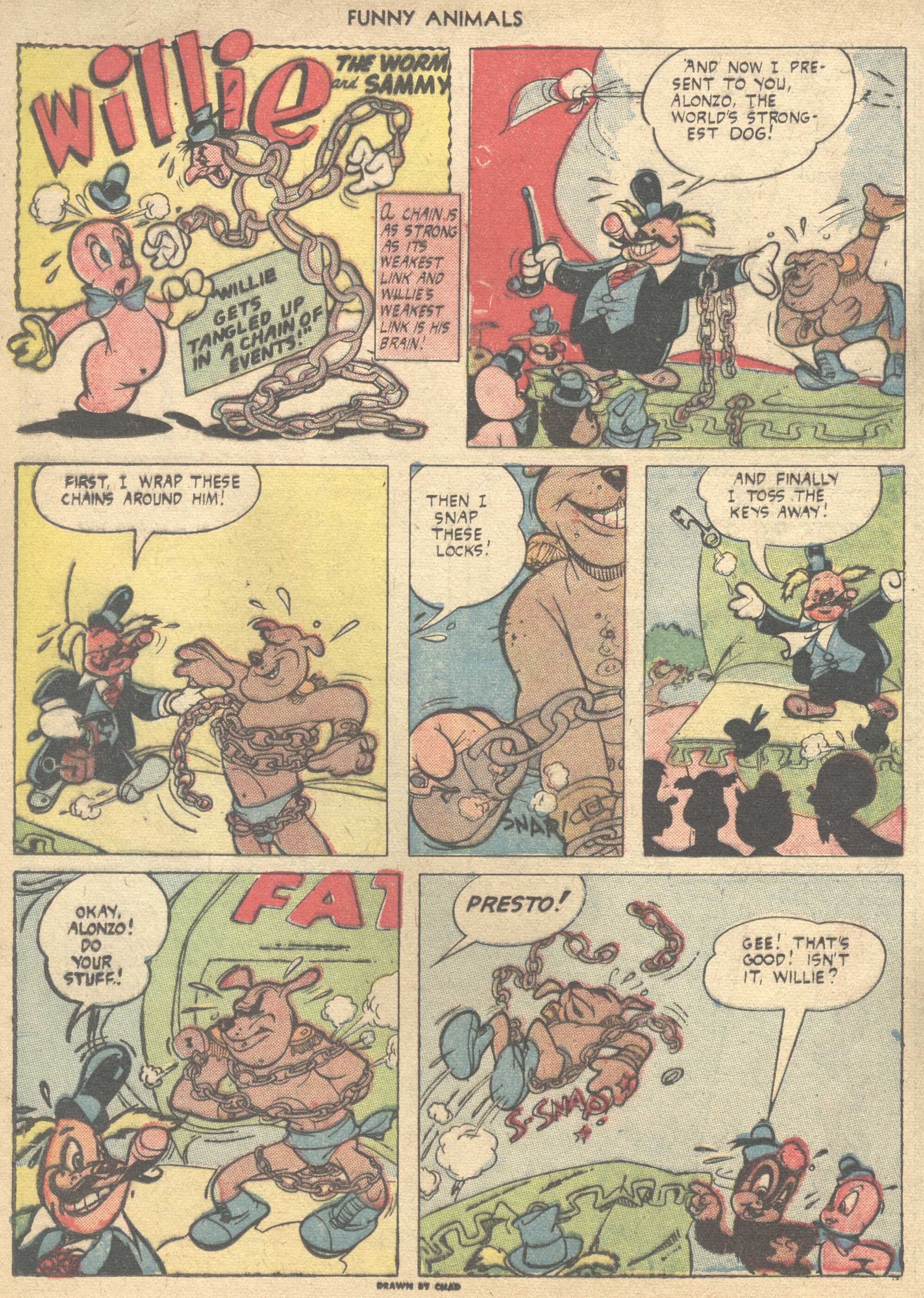Read online Fawcett's Funny Animals comic -  Issue #37 - 22
