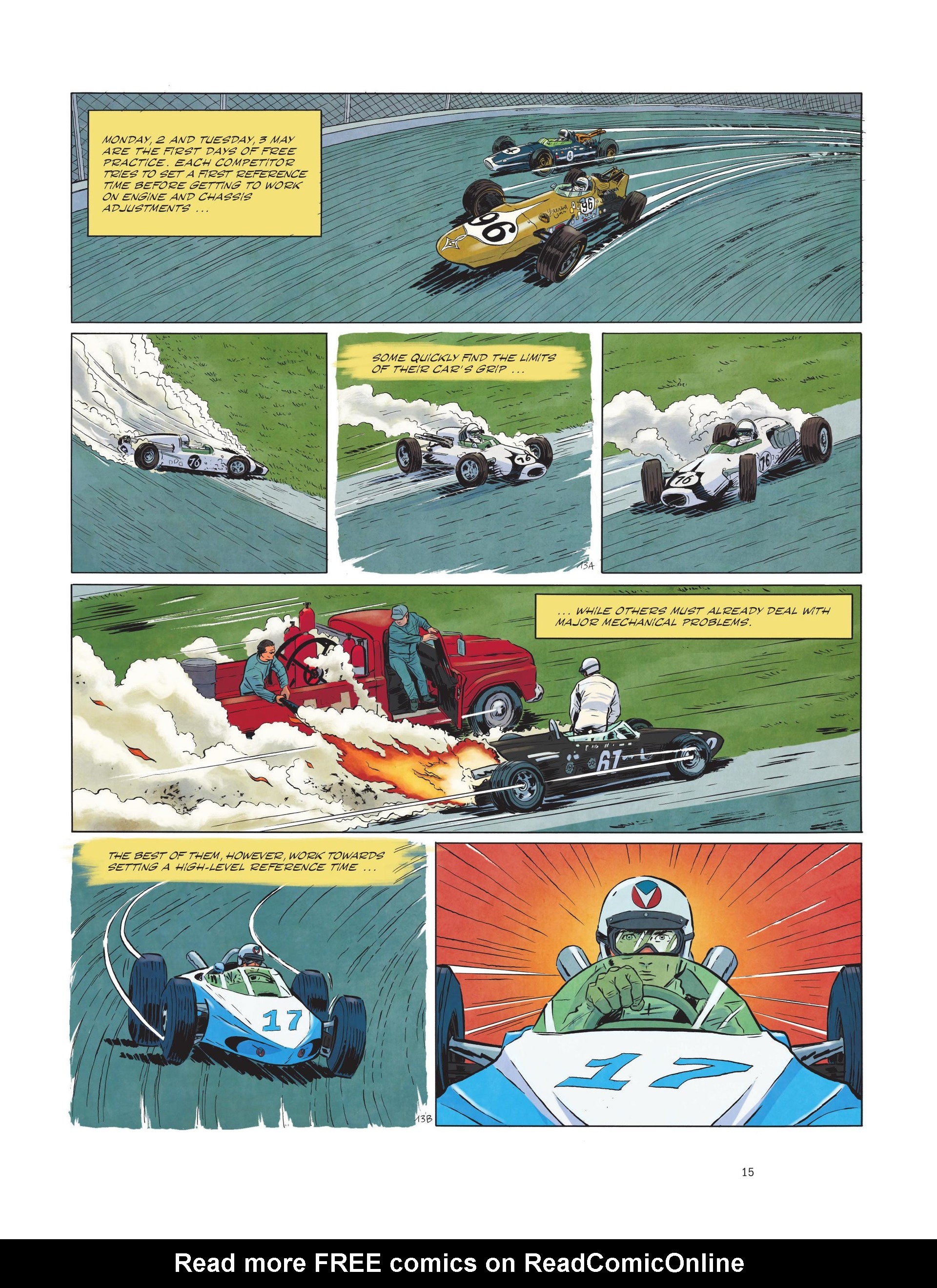 Read online Michel Vaillant: Legendary Races: In the Hell of Indianapolis comic -  Issue # Full - 17