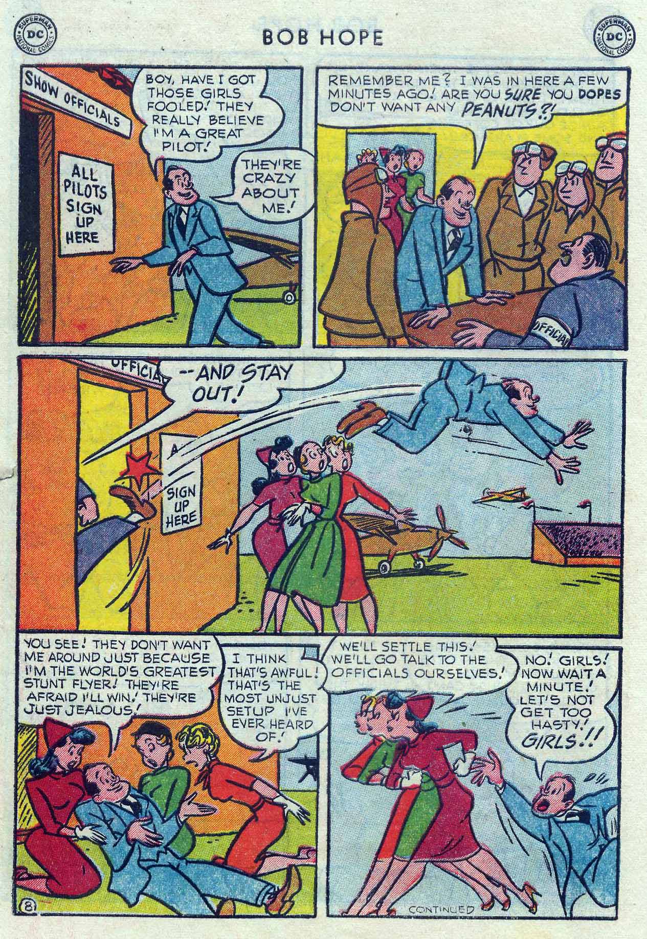 Read online The Adventures of Bob Hope comic -  Issue #26 - 10