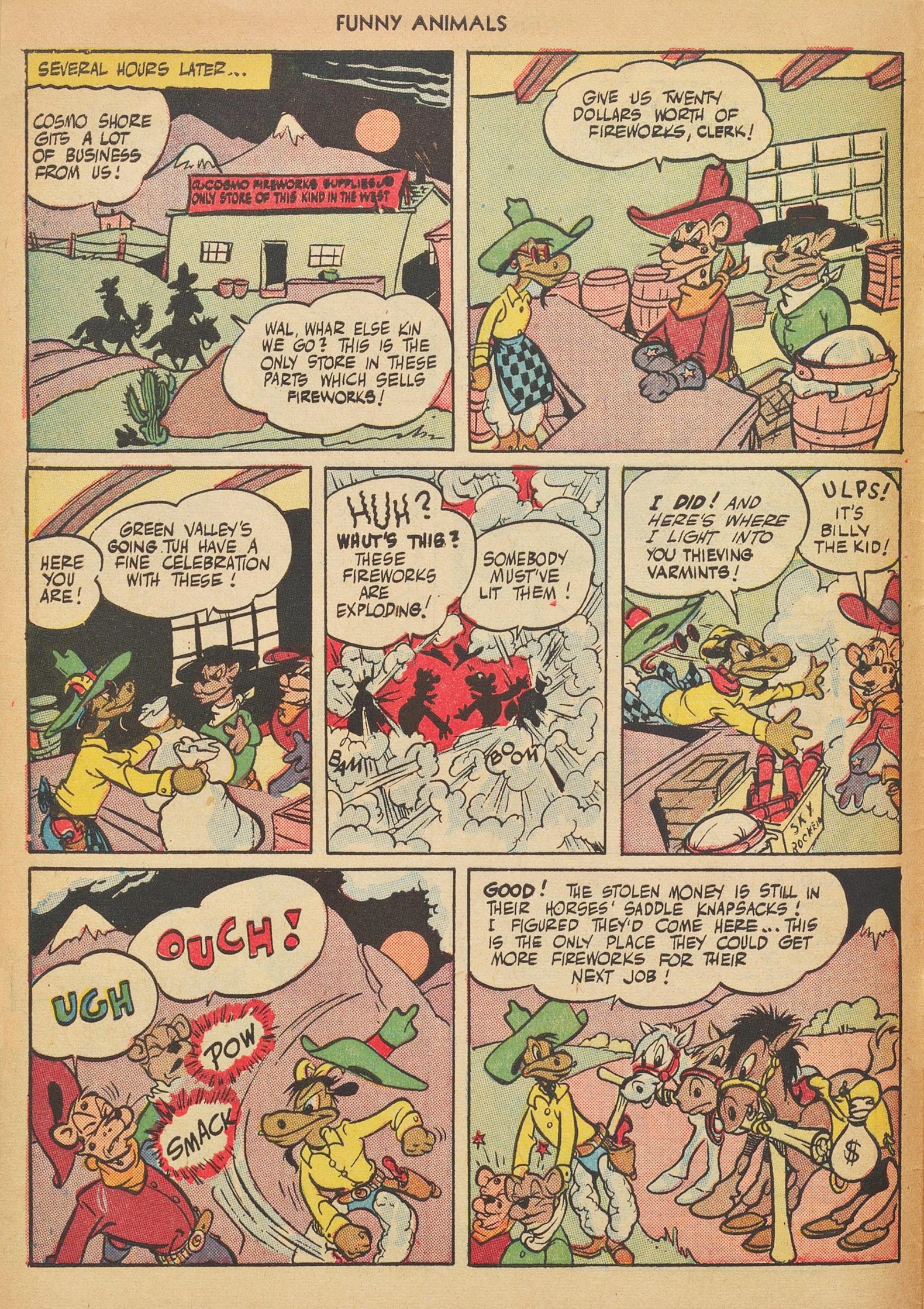 Read online Fawcett's Funny Animals comic -  Issue #49 - 8