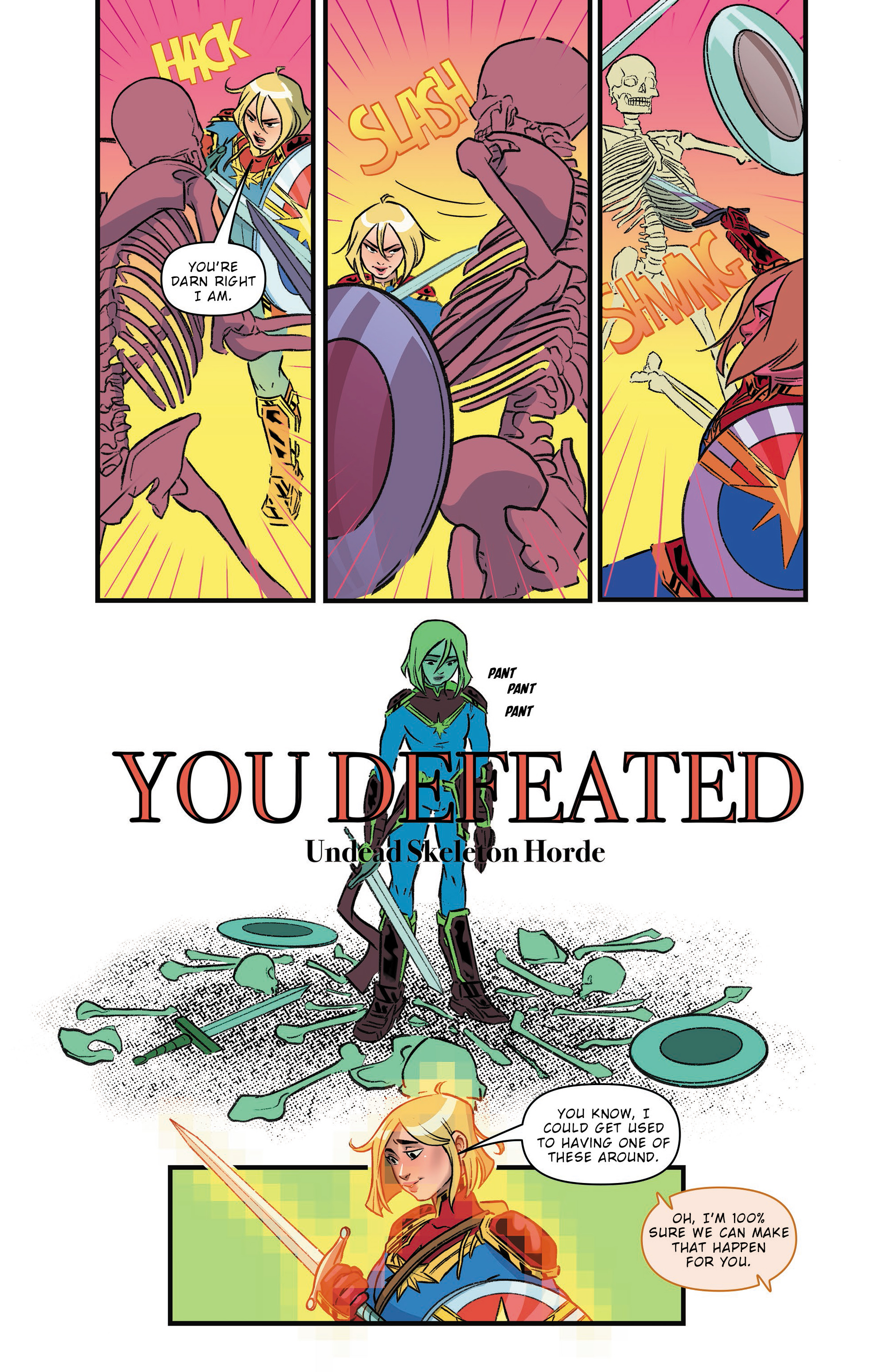 Read online Captain Marvel: Game On comic -  Issue # TPB (Part 3) - 22