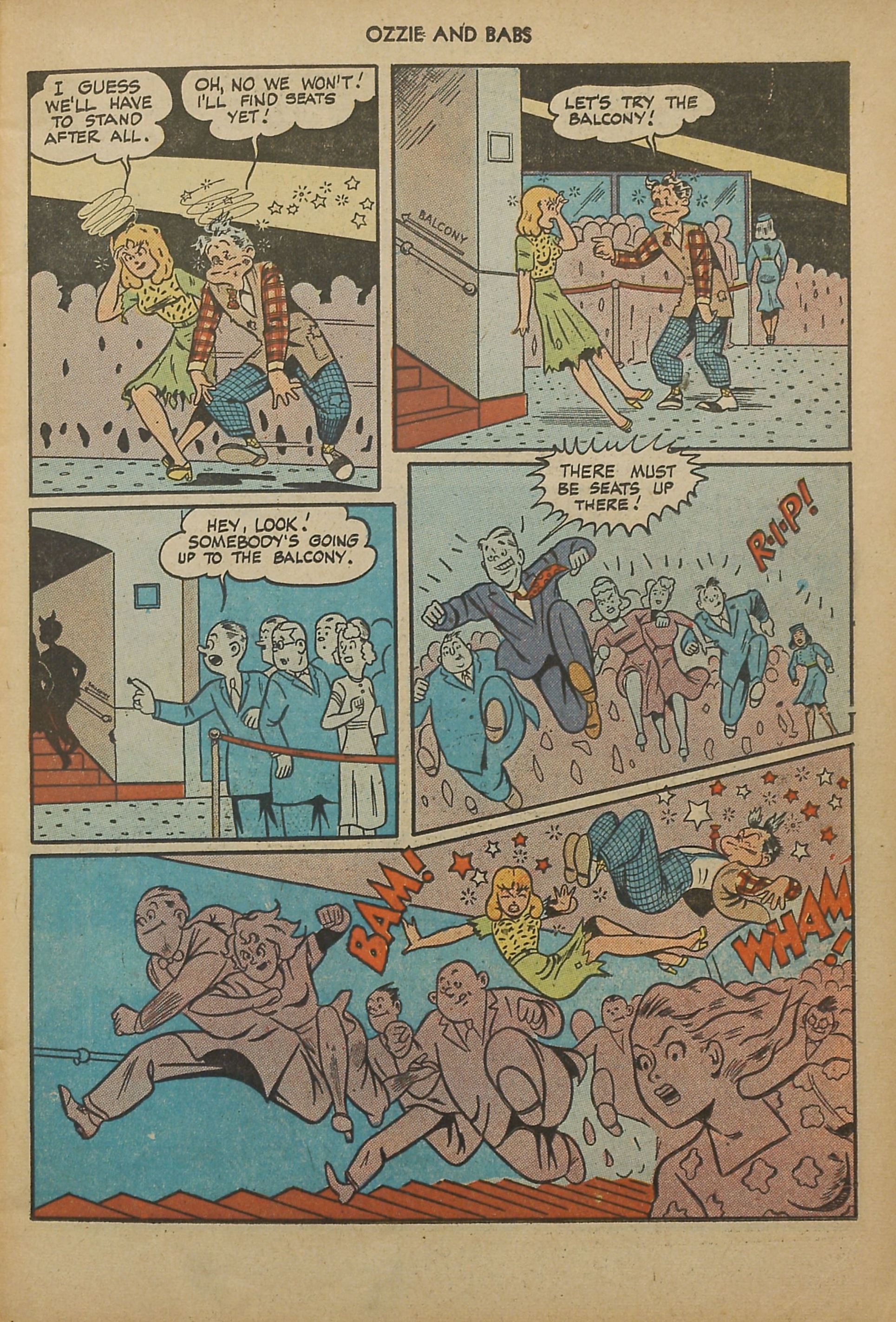 Read online Ozzie And Babs comic -  Issue #10 - 11