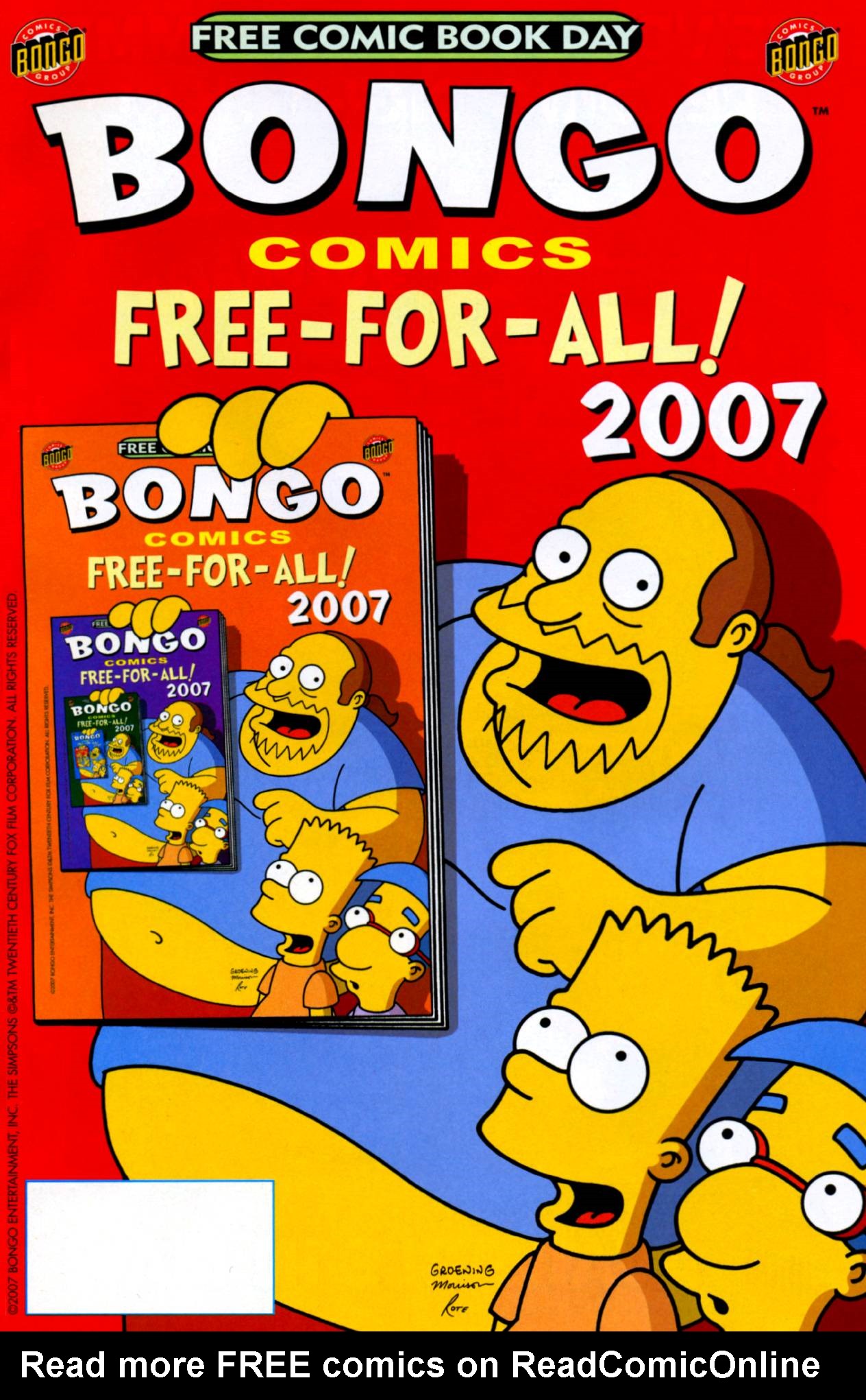 Read online Bongo Comics Free-For-All! comic -  Issue #2007 - 1