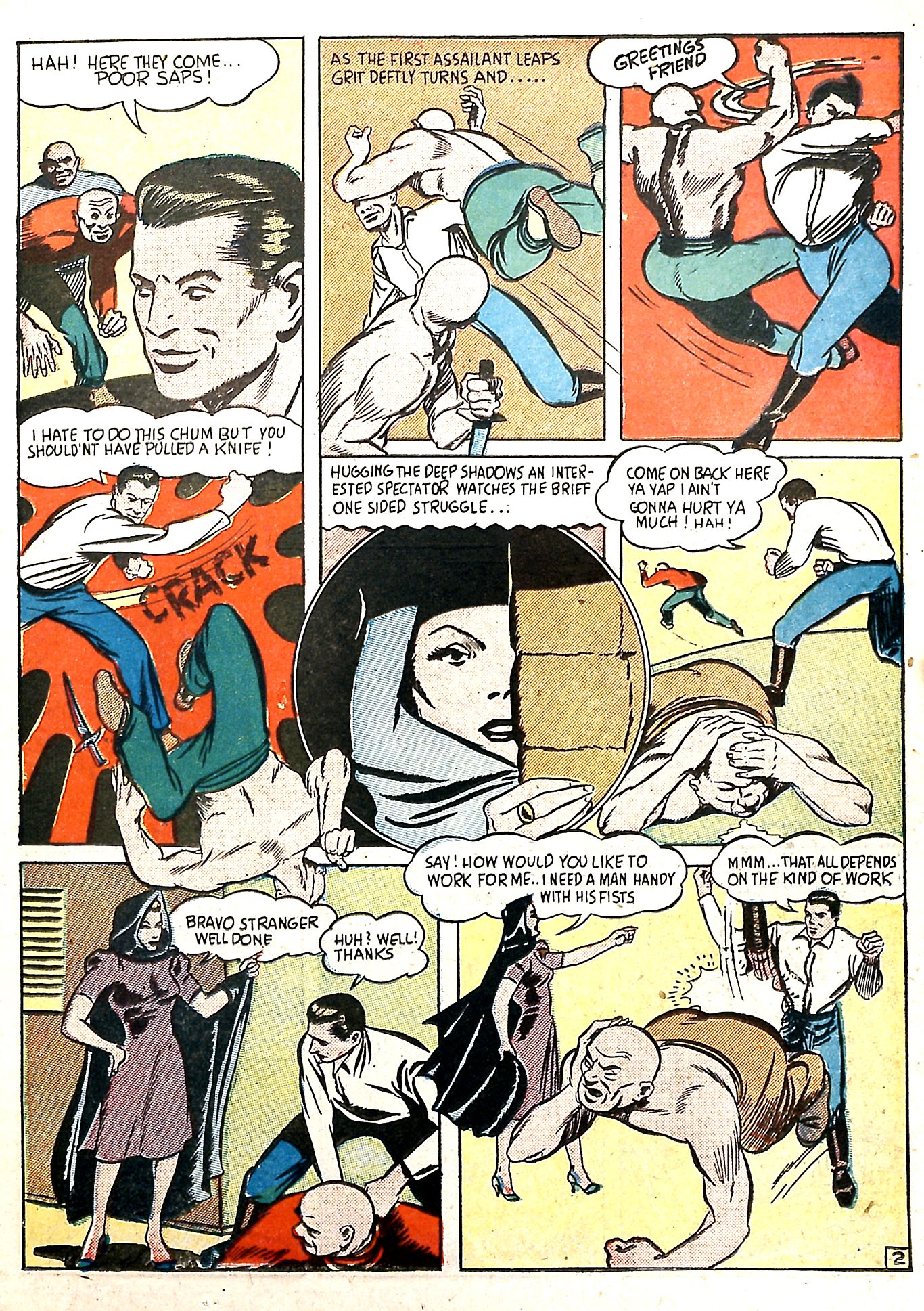Read online Captain Fearless comic -  Issue #2 - 16