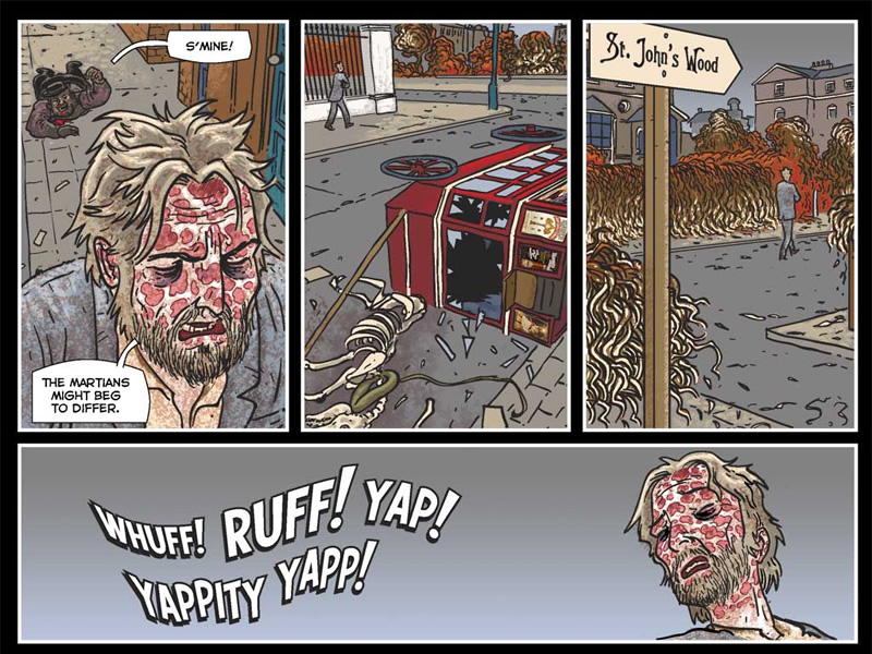 Read online H. G. Wells' The War of the Worlds comic -  Issue # TPB - 102