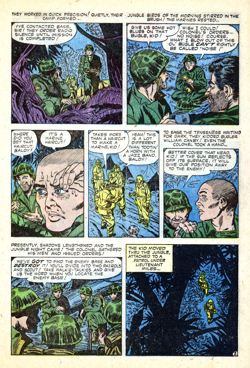 Read online Marines in Action comic -  Issue #6 - 21