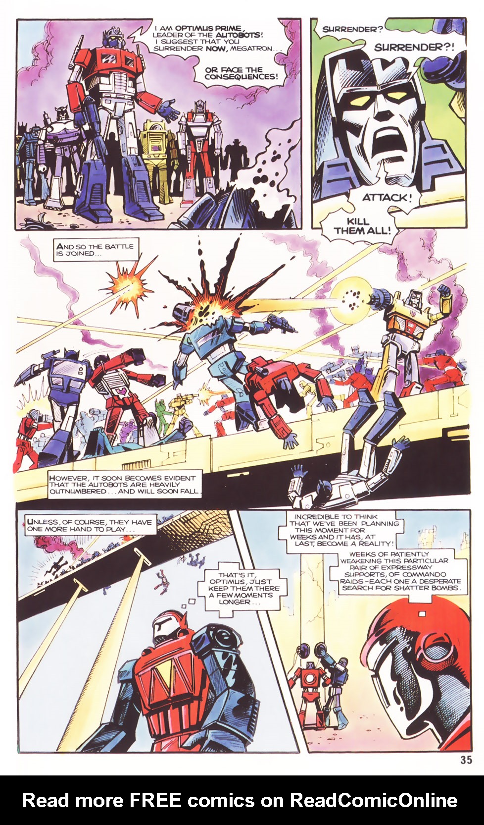 Read online The Transformers Annual comic -  Issue #1985 - 34