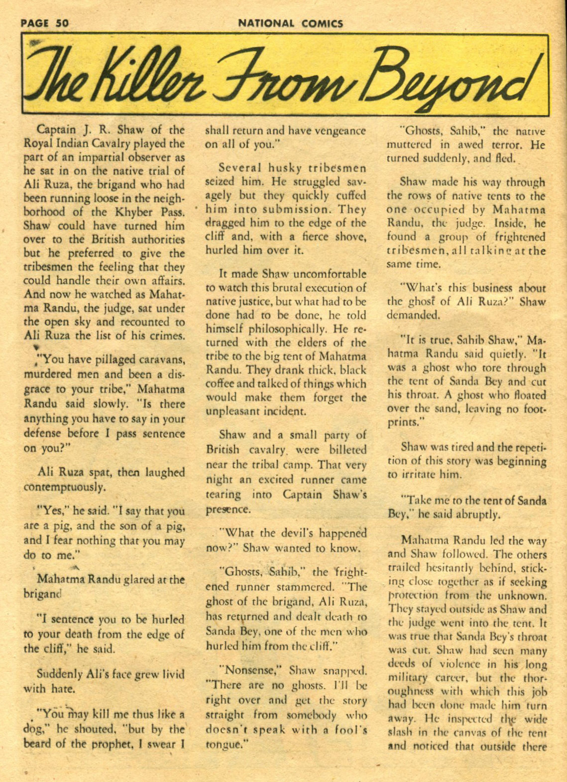 Read online National Comics comic -  Issue #24 - 52