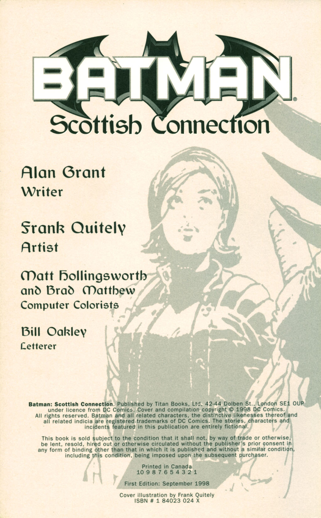 Read online Batman: Scottish Connection comic -  Issue # Full - 2
