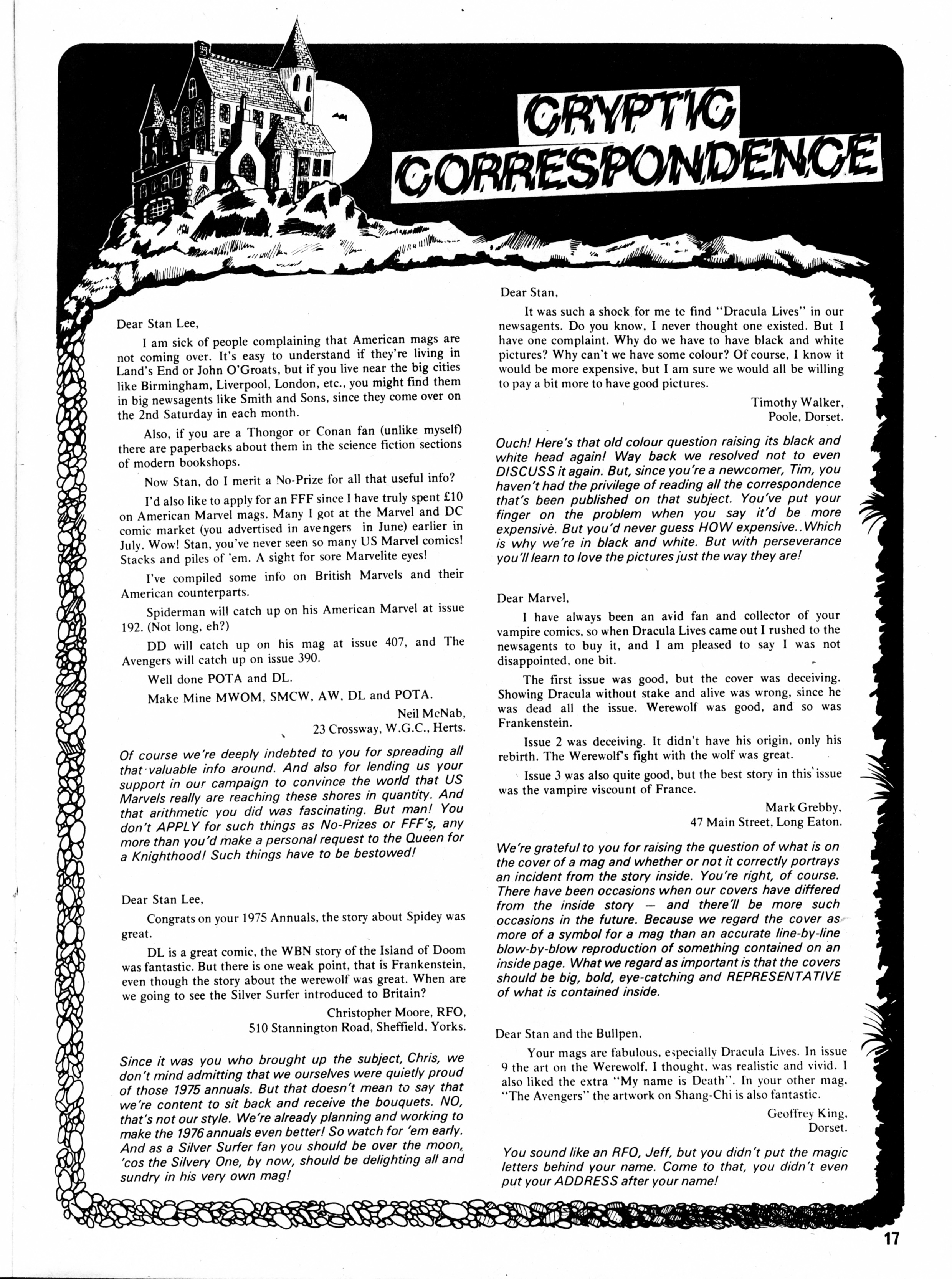 Read online Dracula Lives (1974) comic -  Issue #25 - 17