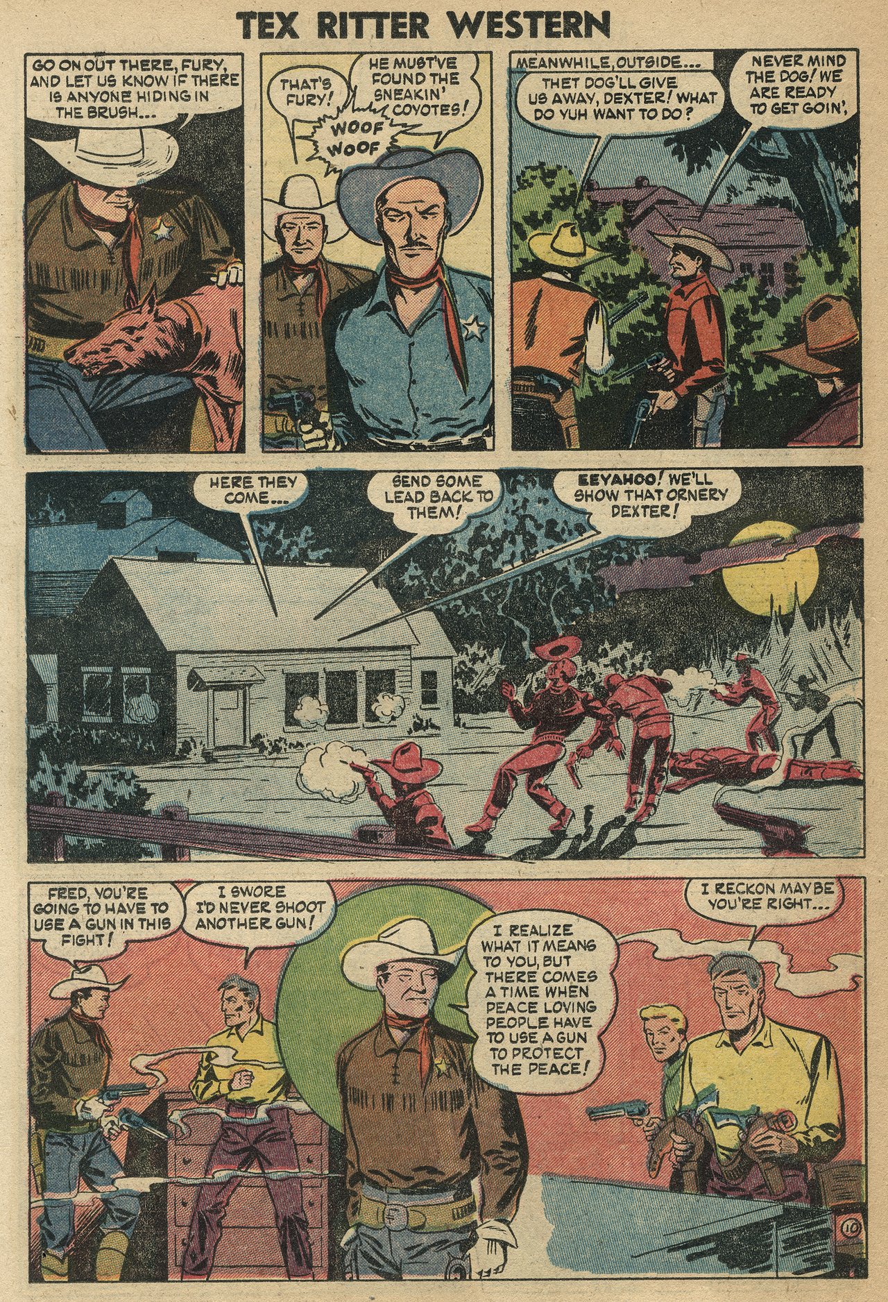 Read online Tex Ritter Western comic -  Issue #21 - 26