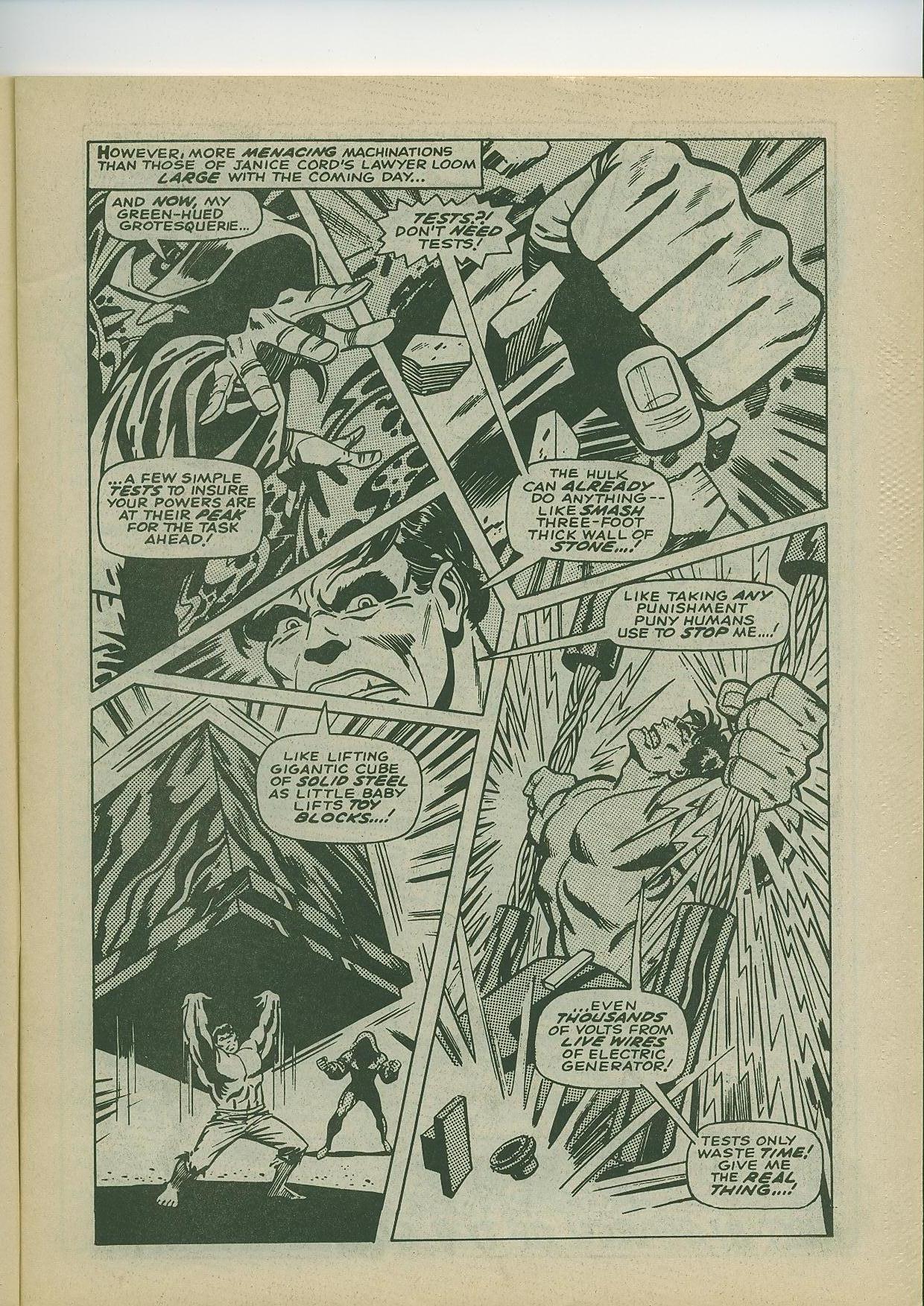 Read online The Incredible Hulk Weekly comic -  Issue #56 - 7