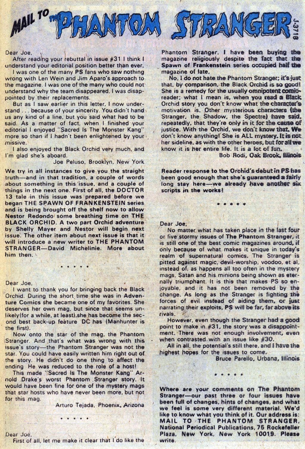 Read online The Phantom Stranger (1969) comic -  Issue #34 - 34