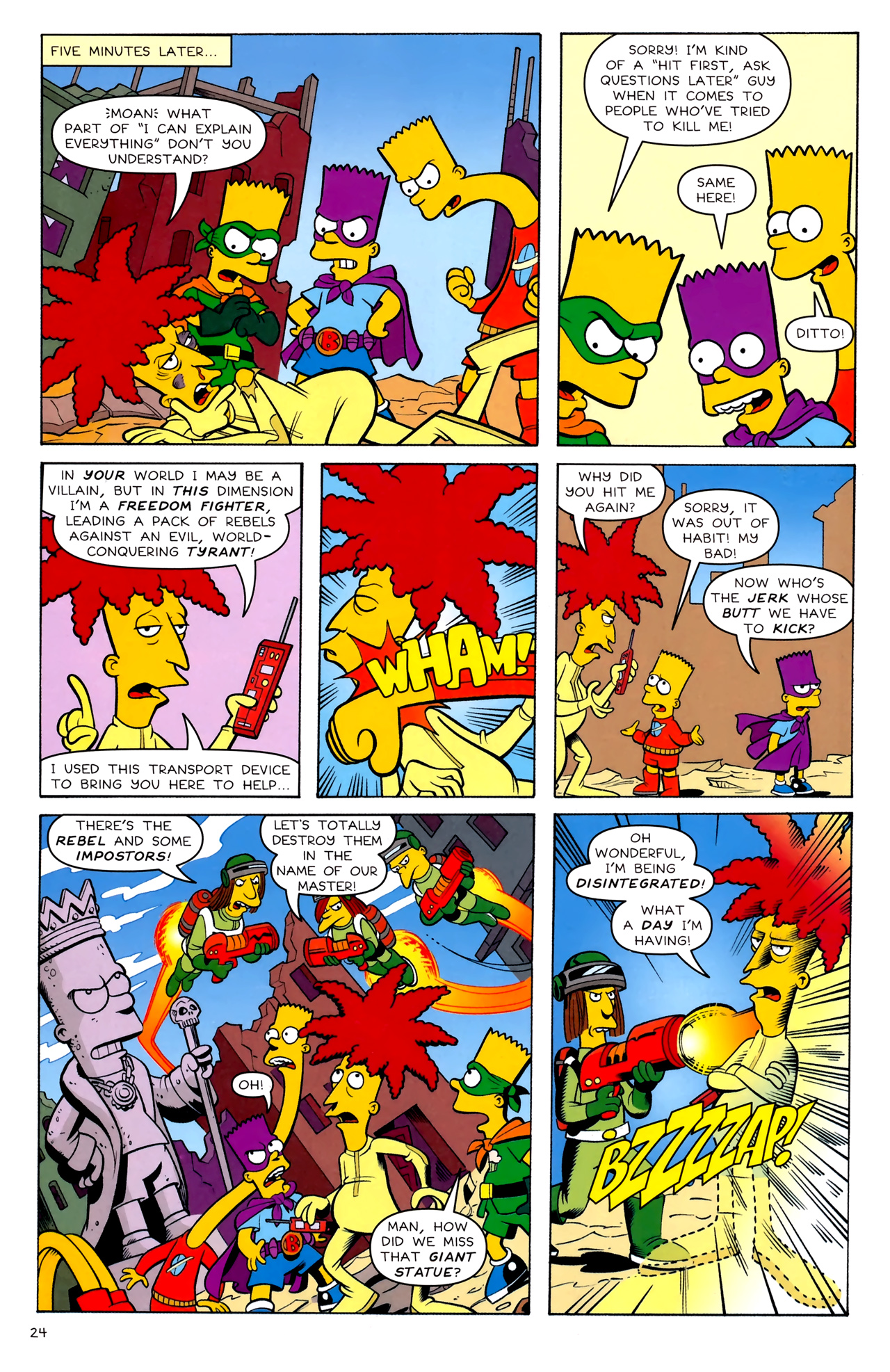 Read online Bongo Comics Free-For-All! comic -  Issue #2010 - 26