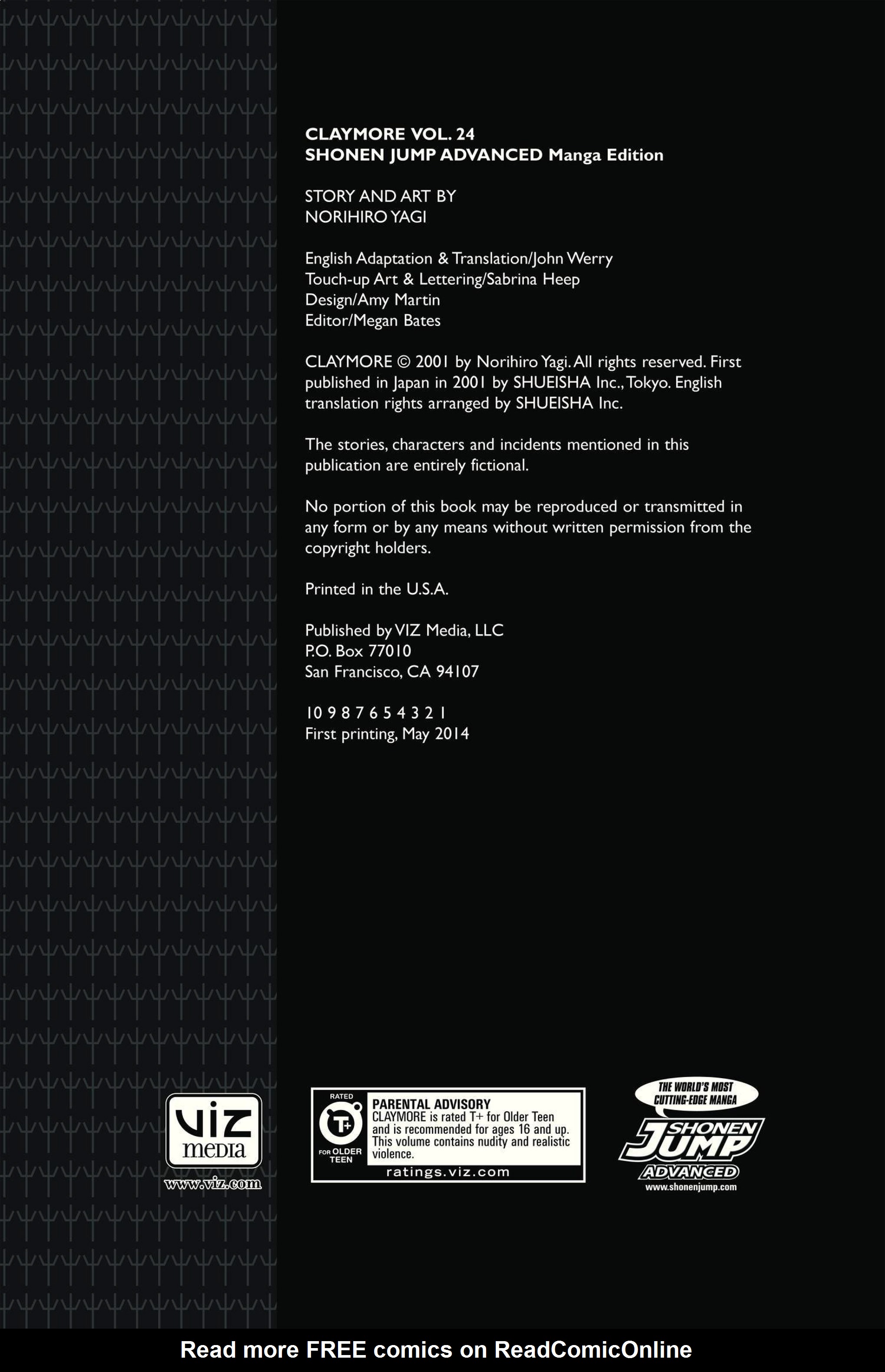 Read online Claymore comic -  Issue #24 - 3