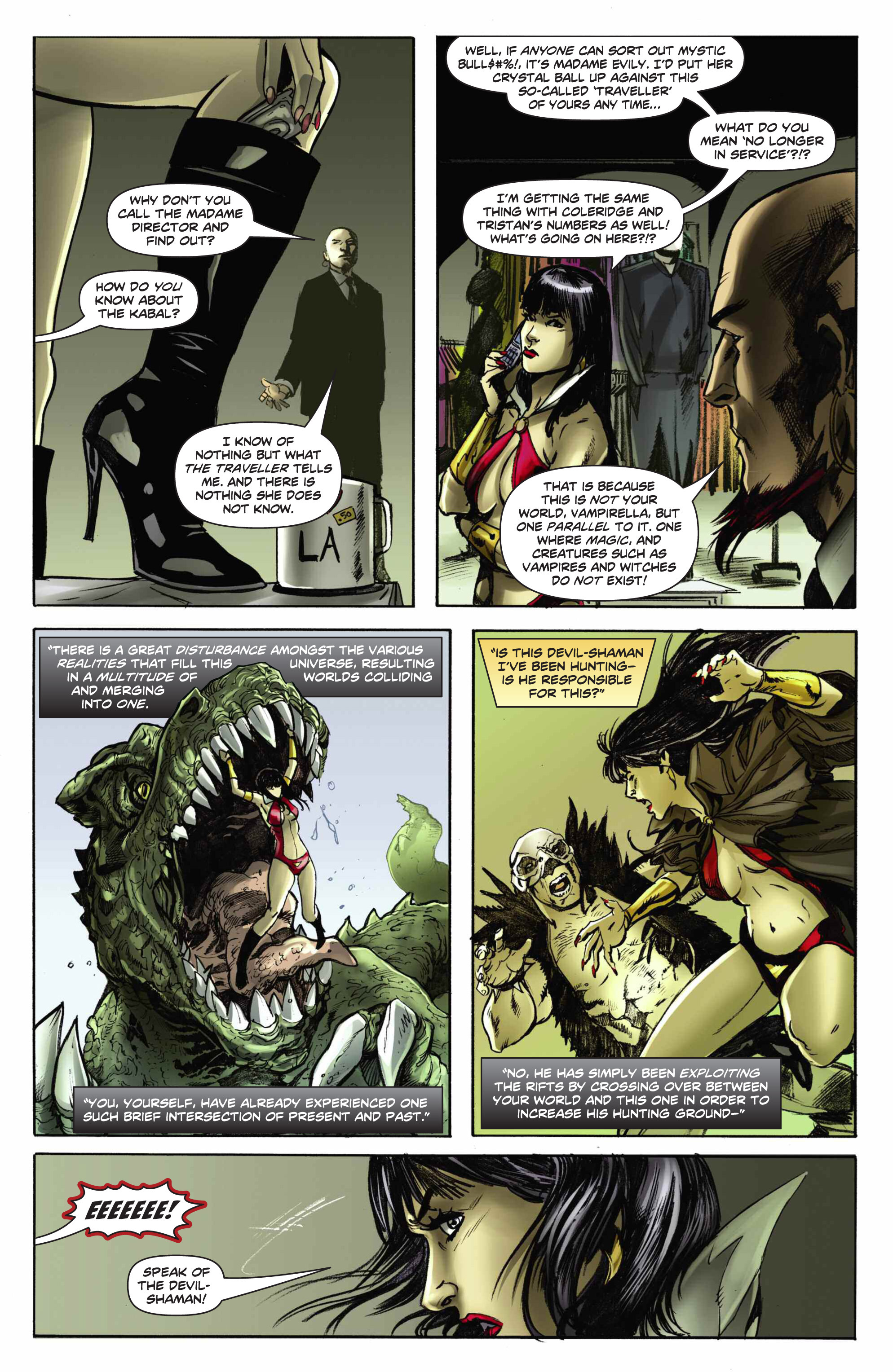 Read online Swords of Sorrow: Vampirella & Jennifer Blood comic -  Issue #1 - 17