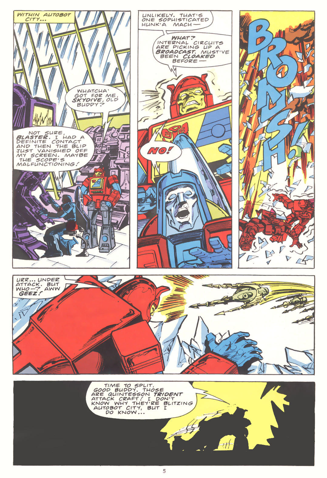 Read online The Transformers (UK) comic -  Issue #183 - 5