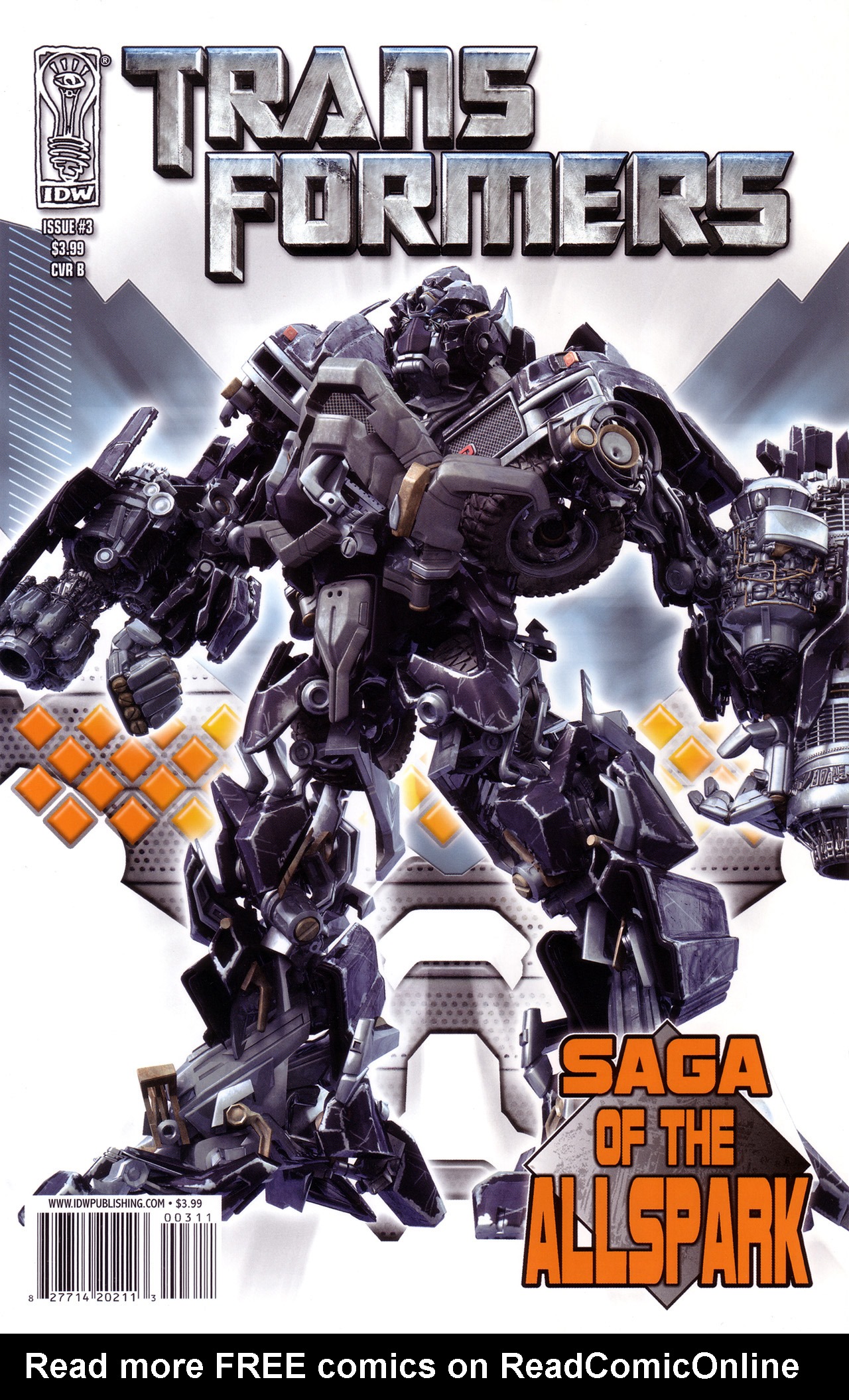 Read online Transformers: Saga of the Allspark comic -  Issue #3 - 2