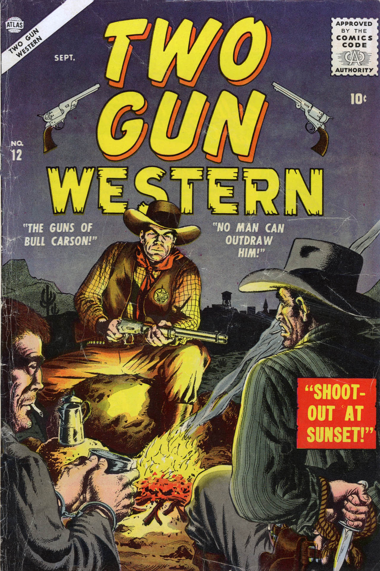 Read online Two Gun Western comic -  Issue #12 - 1