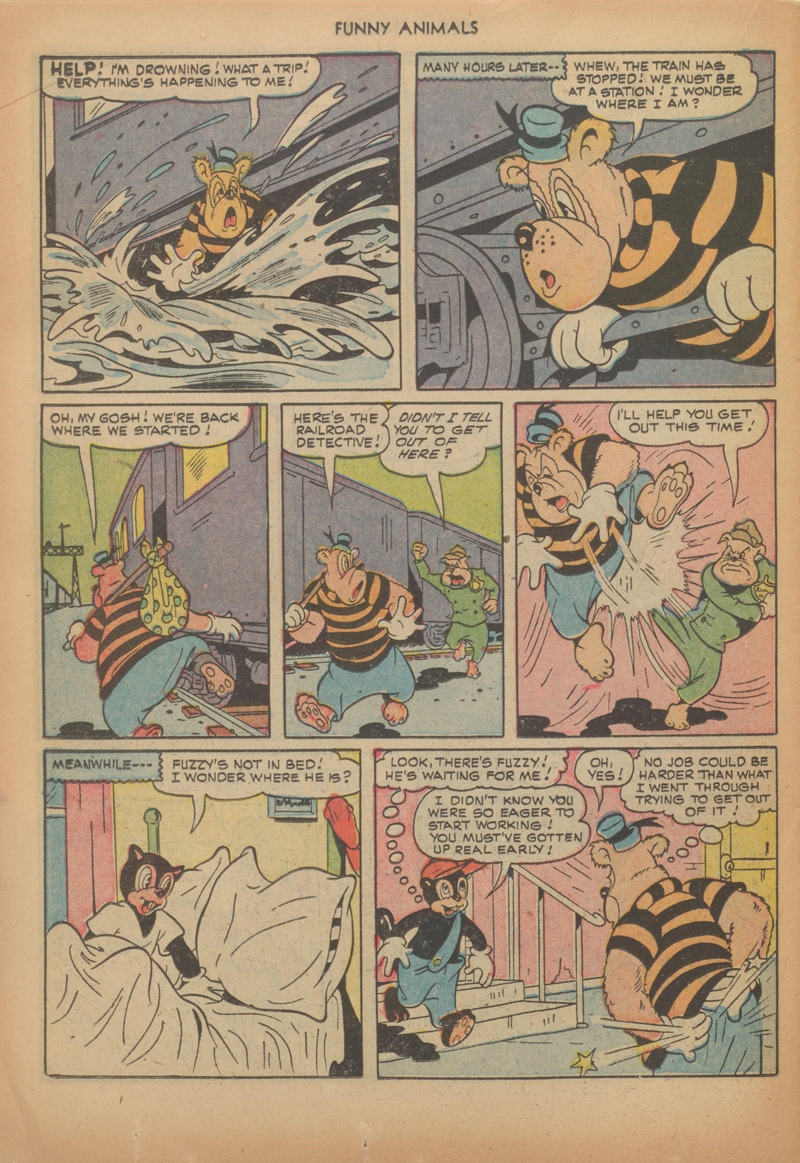 Read online Fawcett's Funny Animals comic -  Issue #67 - 22