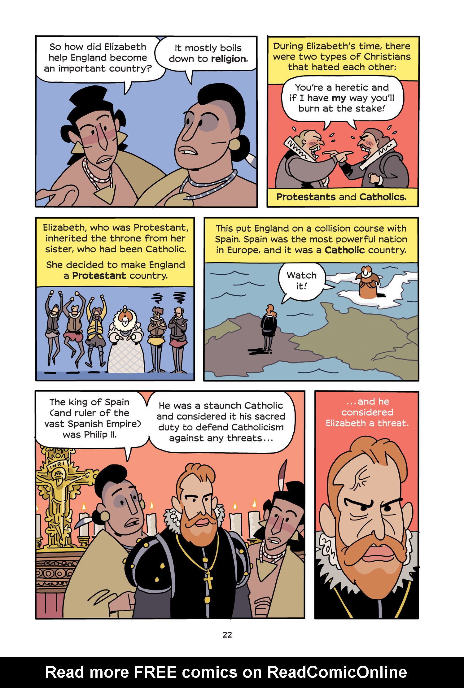 Read online History Comics comic -  Issue # The Roanoke Colony - Americas First Mystery - 30