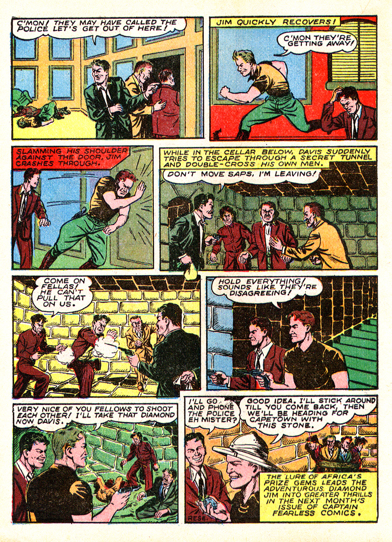 Read online Captain Fearless comic -  Issue #1 - 28