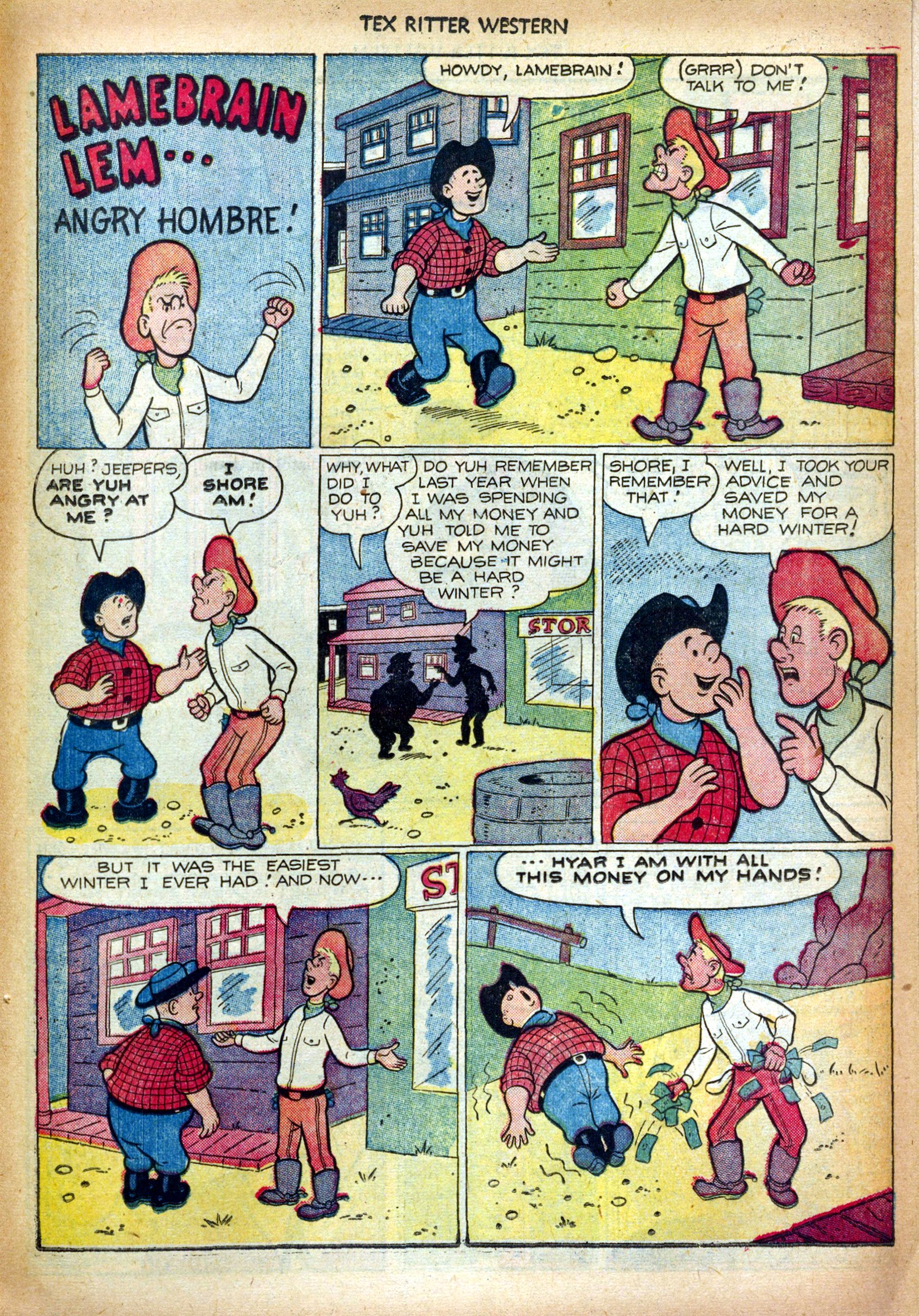 Read online Tex Ritter Western comic -  Issue #13 - 27