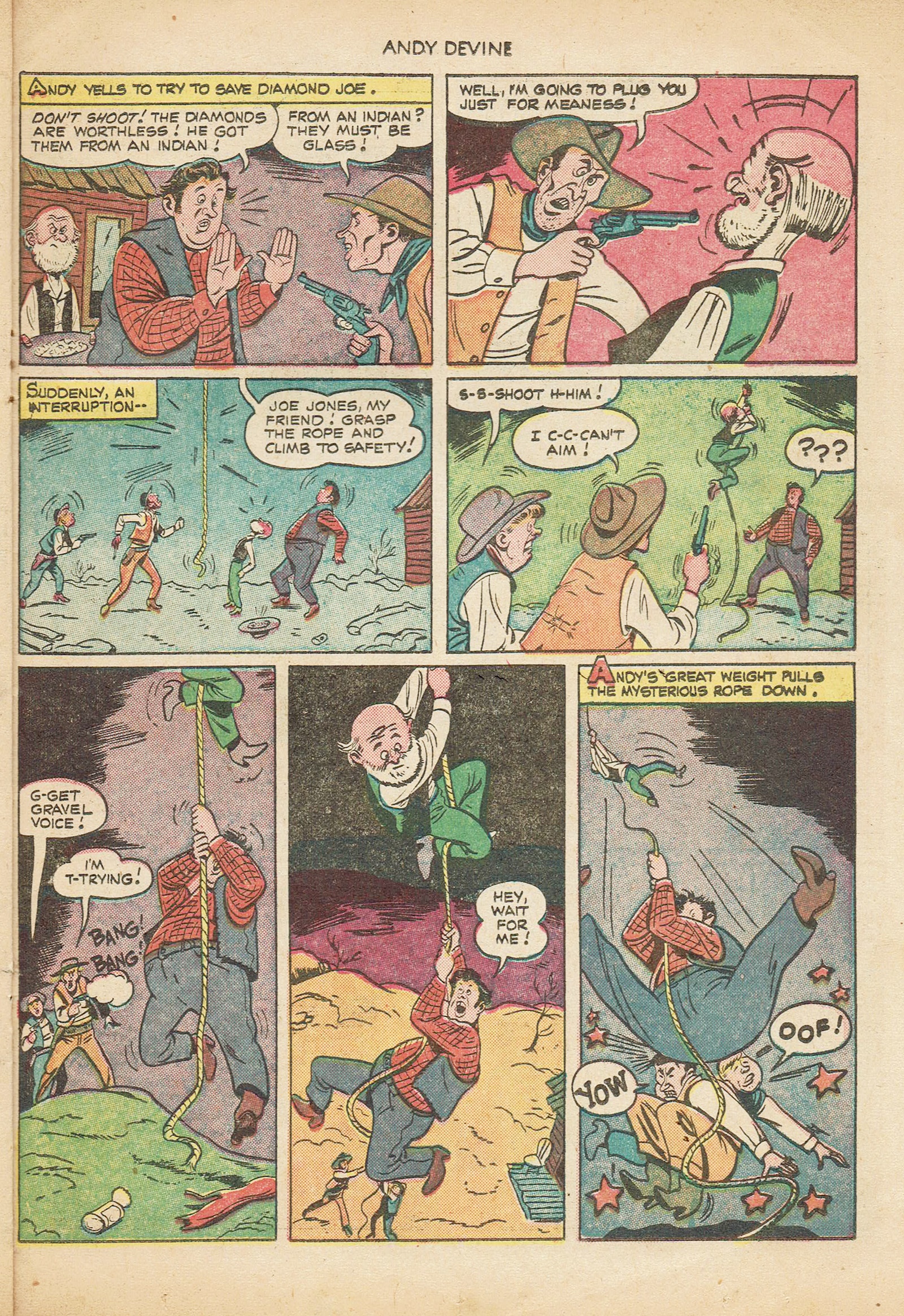 Read online Andy Devine Western comic -  Issue #2 - 23
