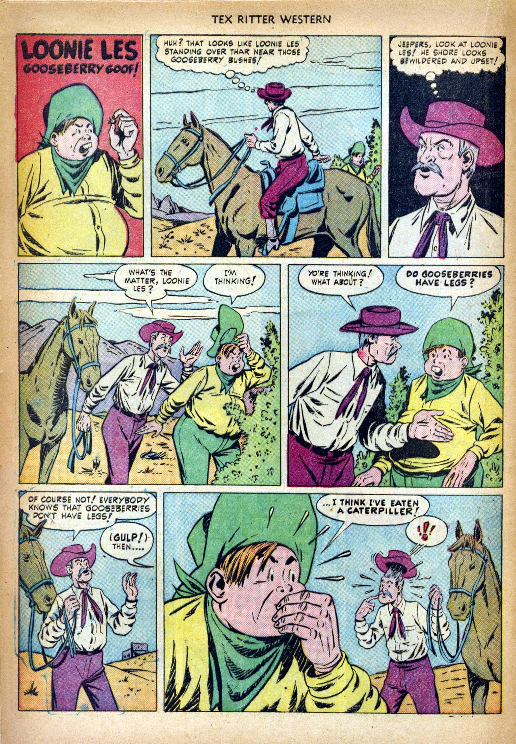 Read online Tex Ritter Western comic -  Issue #6 - 16