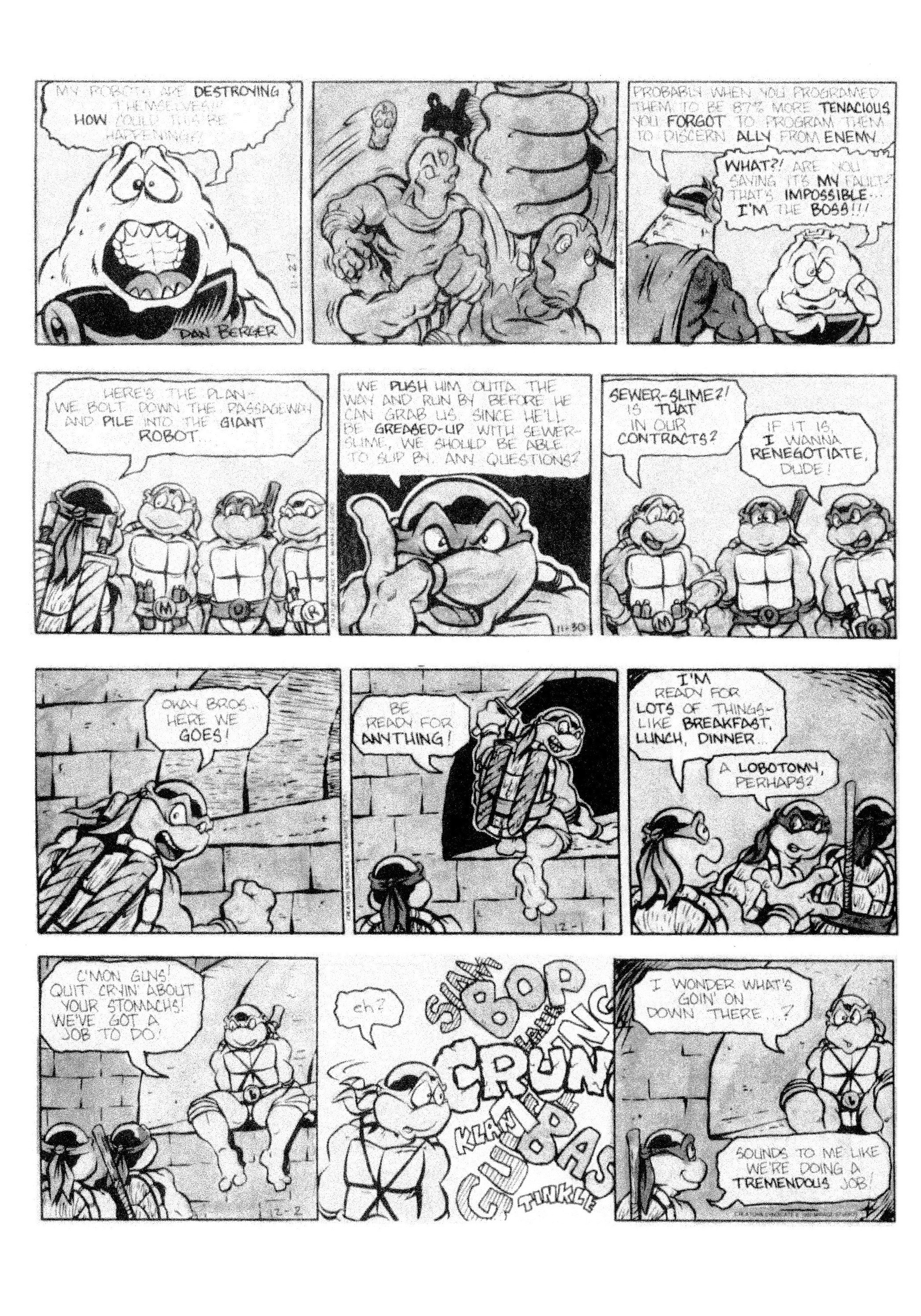Read online Teenage Mutant Ninja Turtles: Complete Newspaper Daily Comic Strip Collection comic -  Issue # TPB 2 (Part 2) - 45