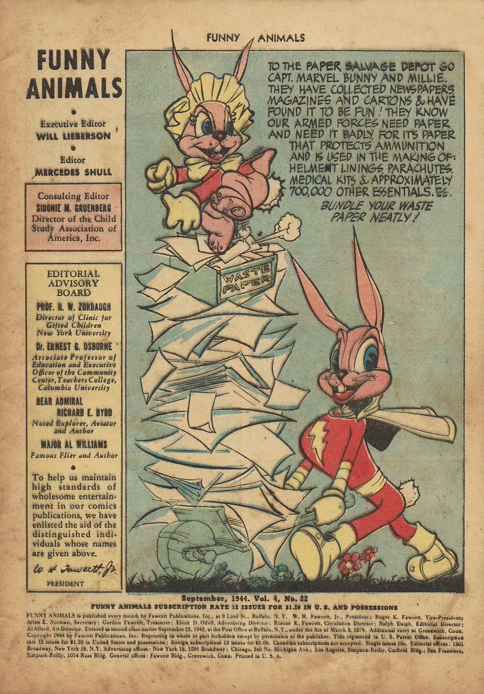 Read online Fawcett's Funny Animals comic -  Issue #22 - 3
