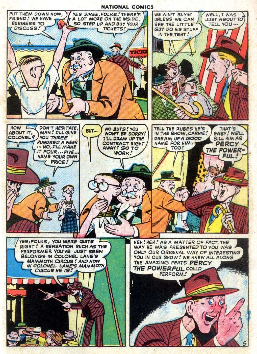 Read online National Comics comic -  Issue #69 - 7