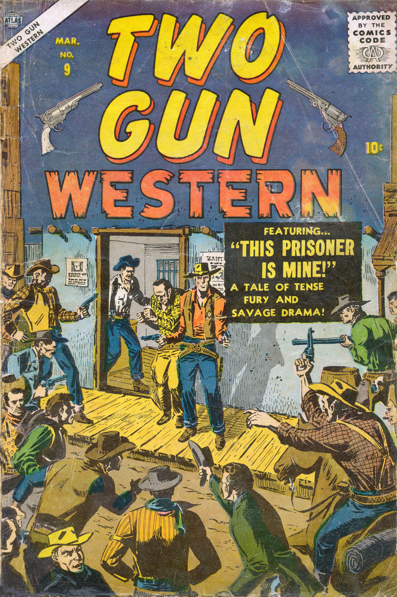 Read online Two Gun Western comic -  Issue #9 - 1