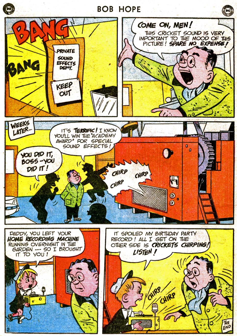 Read online The Adventures of Bob Hope comic -  Issue #1 - 34