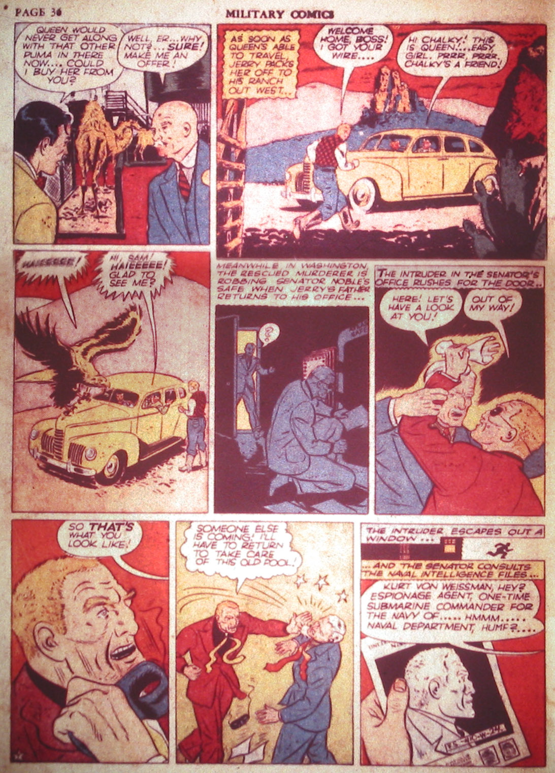 Read online Military Comics comic -  Issue #2 - 38