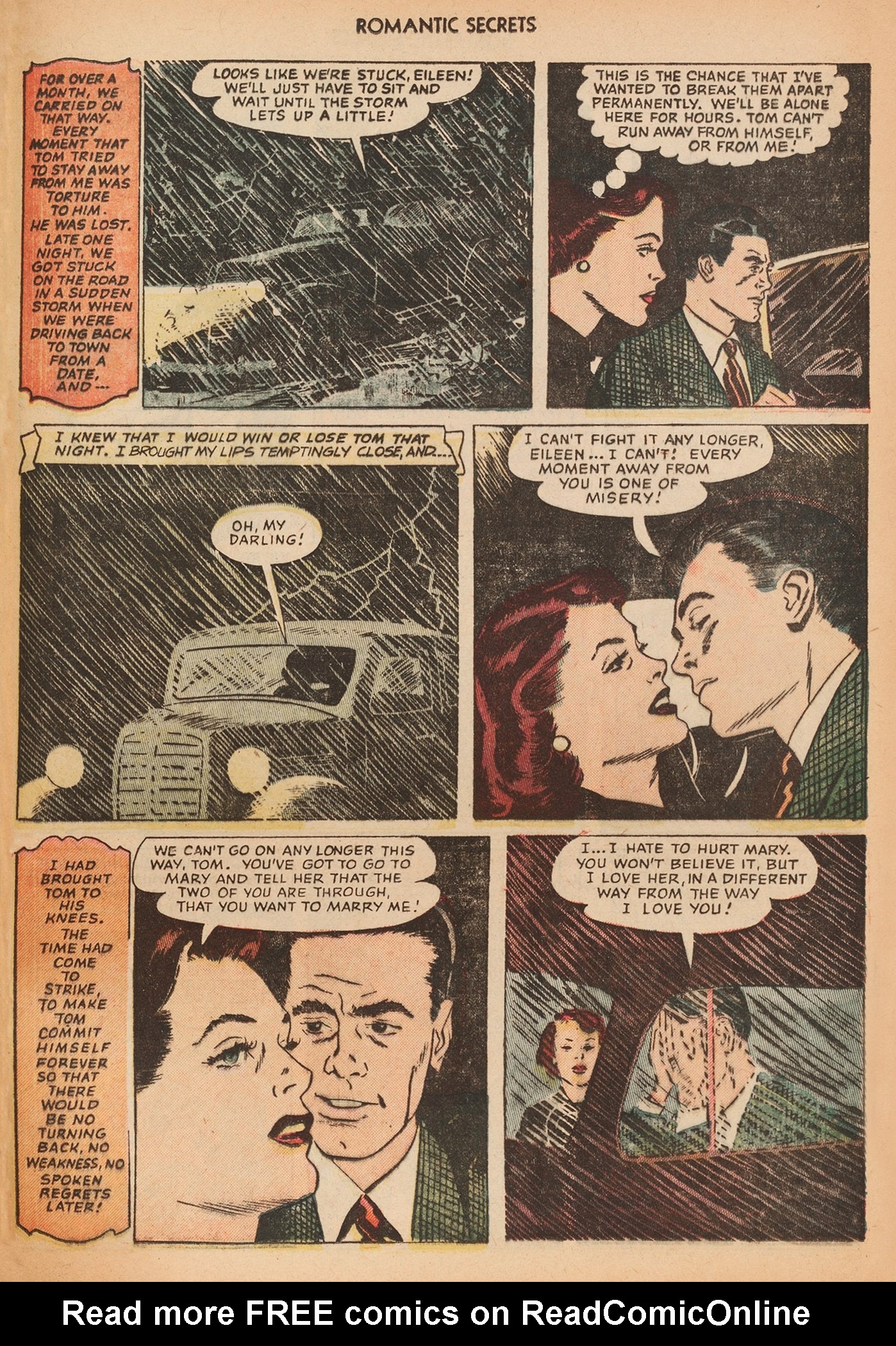 Read online Romantic Secrets comic -  Issue #28 - 31