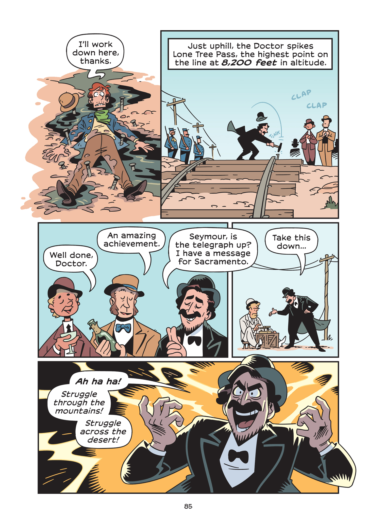 Read online History Comics comic -  Issue # The Transcontinental Railroad - 94