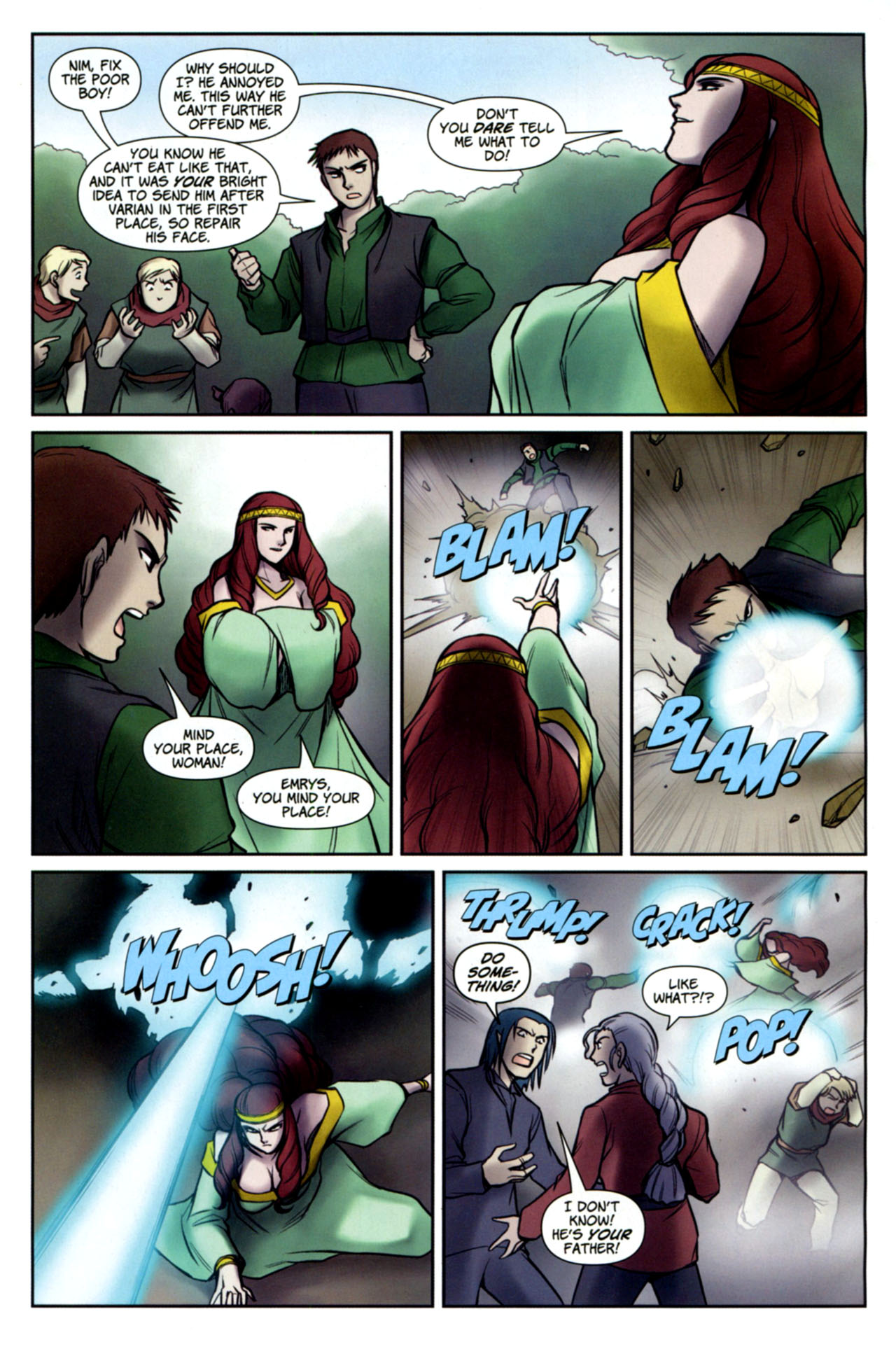 Read online Lords of Avalon: Knight of Darkness comic -  Issue #5 - 18