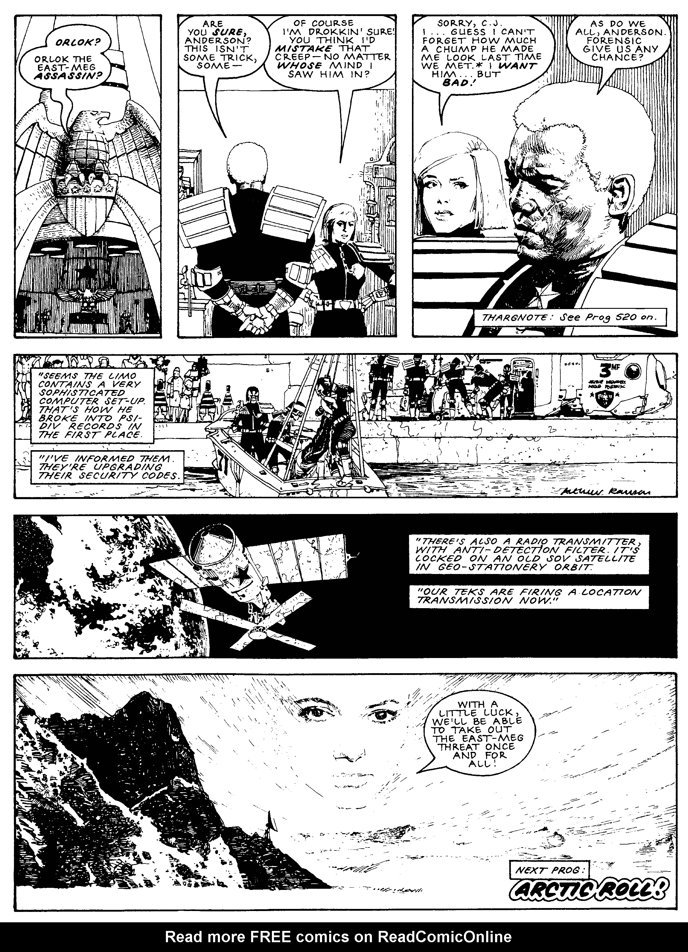 Read online Essential Judge Anderson: Shamball comic -  Issue # TPB - 50