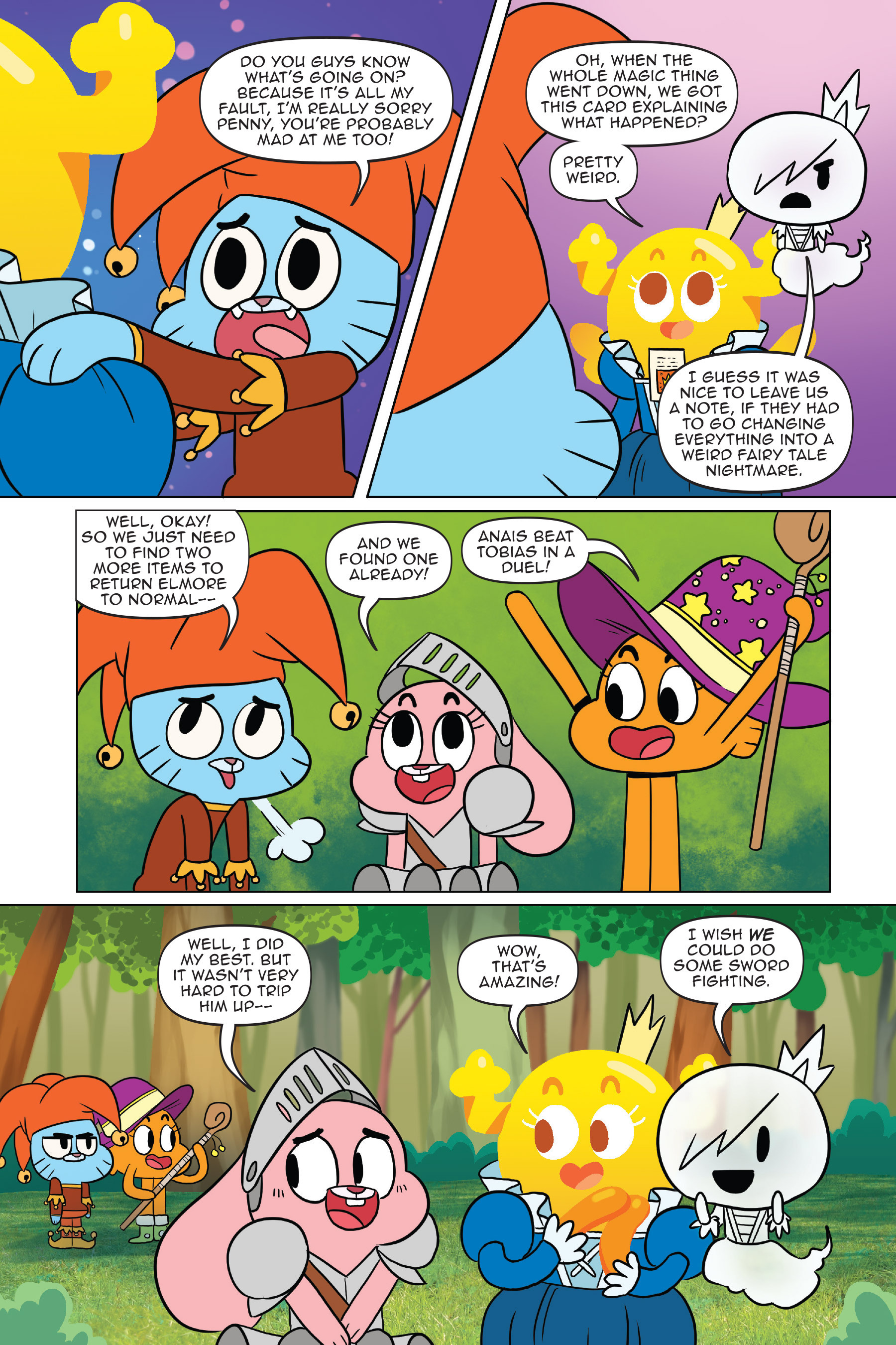 Read online The Amazing World of Gumball: Fairy Tale Trouble comic -  Issue # Full - 76