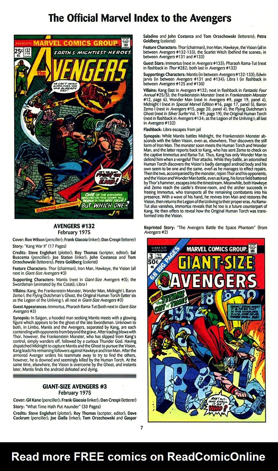 Read online The Official Marvel Index to the Avengers comic -  Issue #3 - 9
