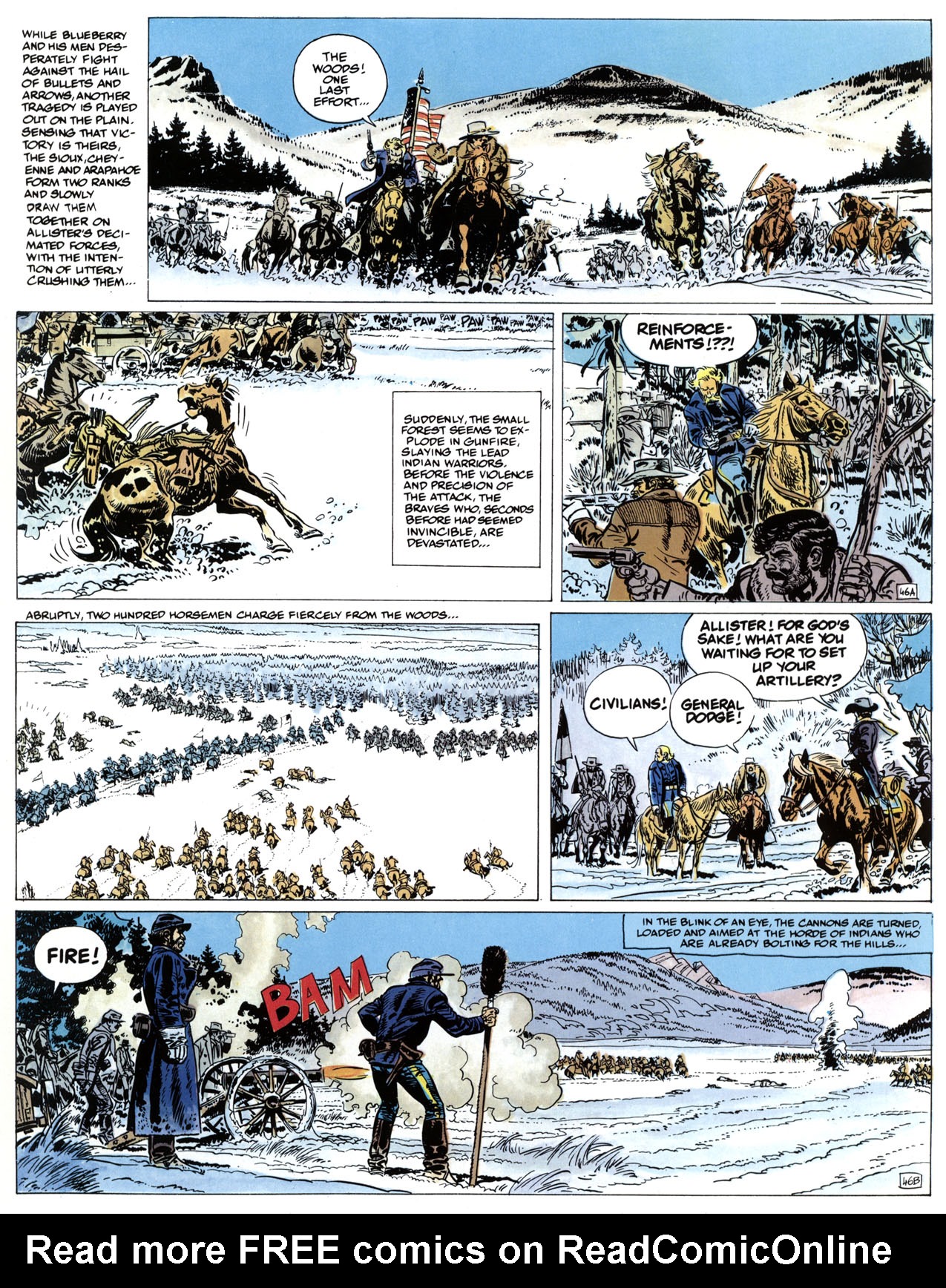 Read online Epic Graphic Novel: Lieutenant Blueberry comic -  Issue #3 - 96