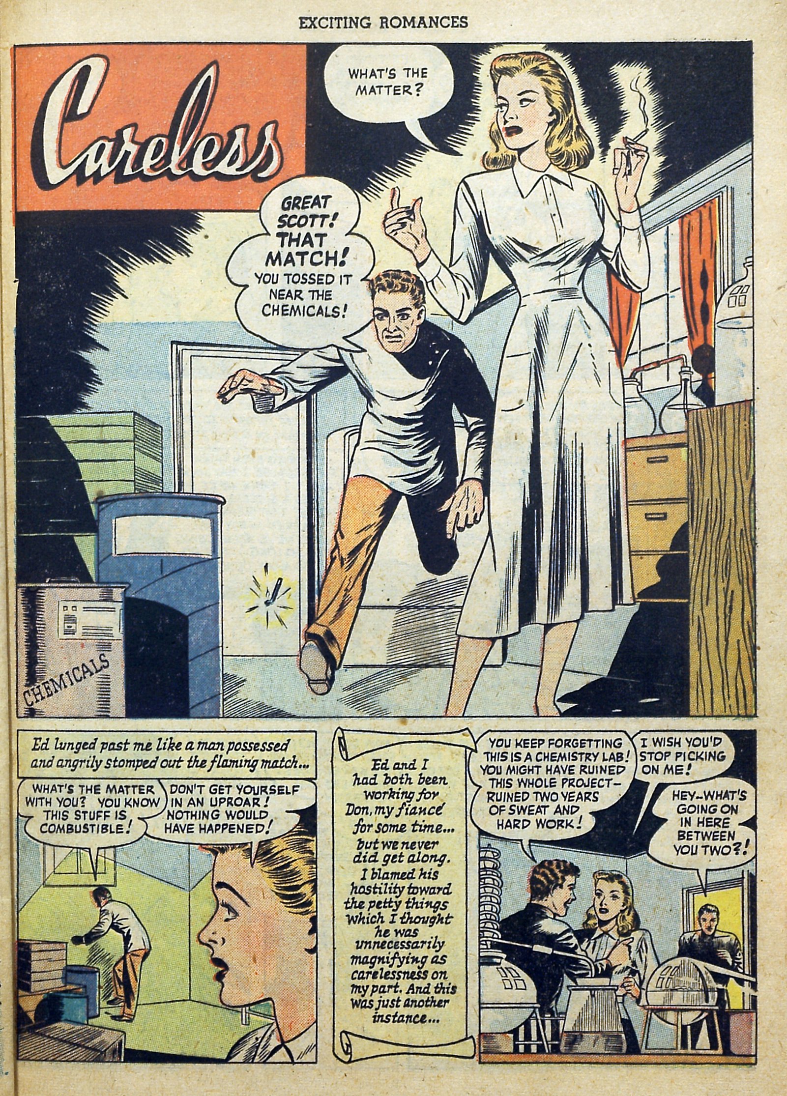 Read online Exciting Romances comic -  Issue #1 - 25